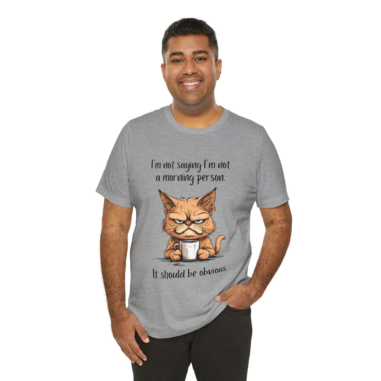 Not a Morning Cat (Dark Text) - ShadowCrafts Studio