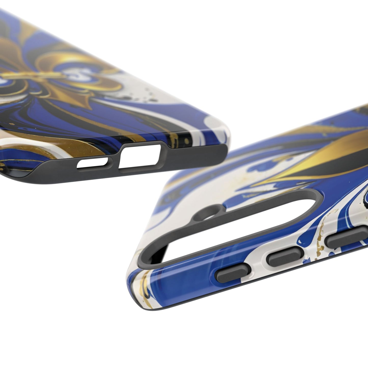 Blue and Gold Fleur-de-Lis 01