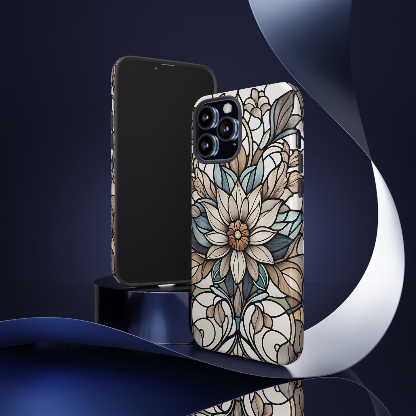 Stained Glass Floral Series 01