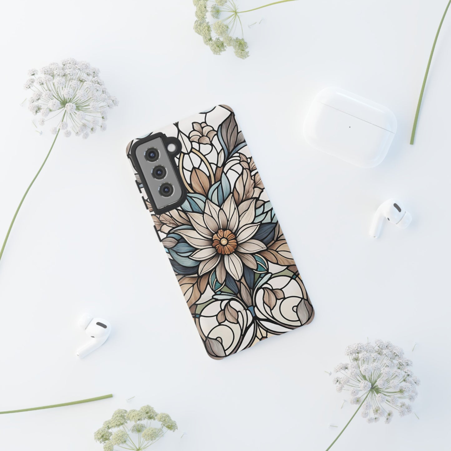Stained Glass Floral Series 01
