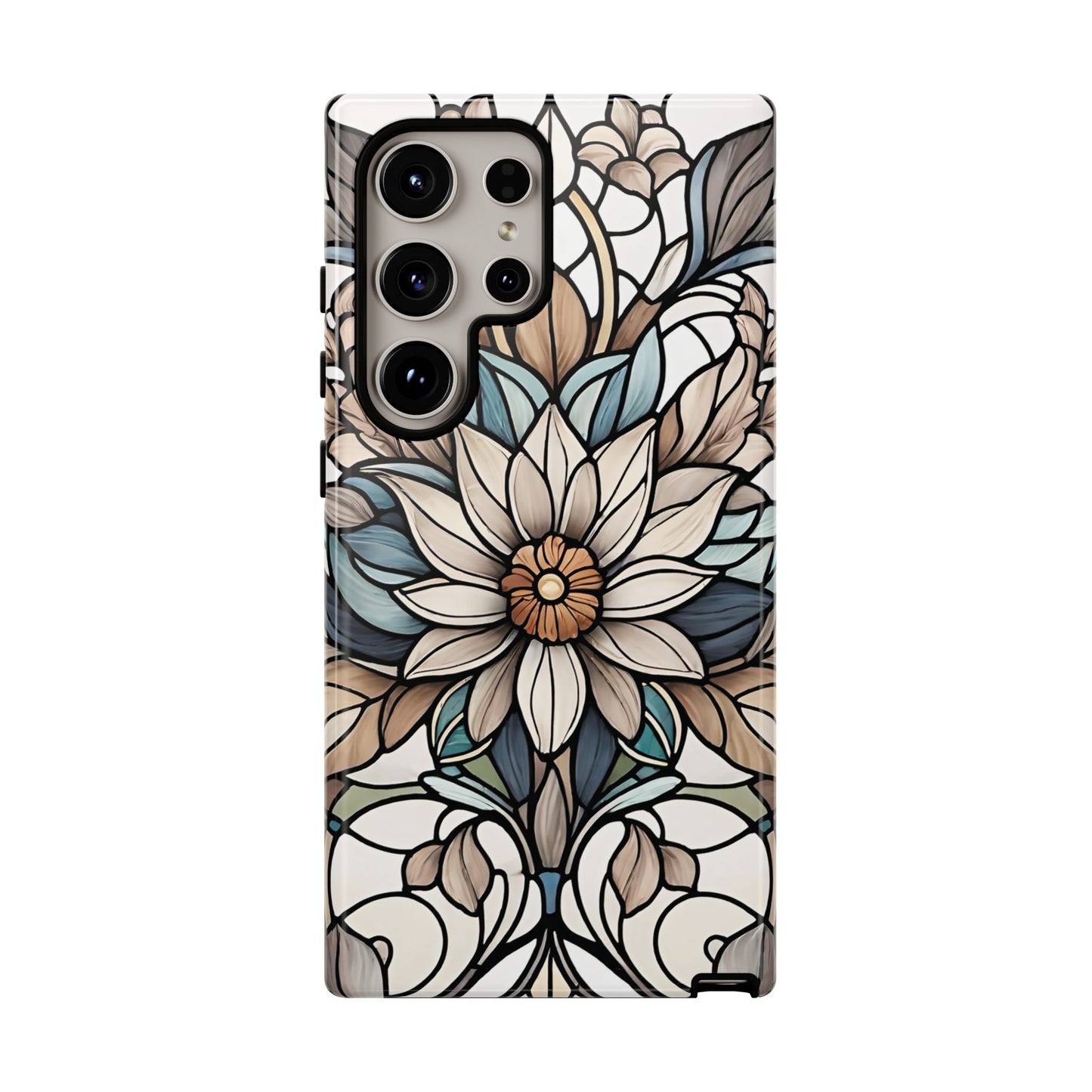 Stained Glass Floral Series 01
