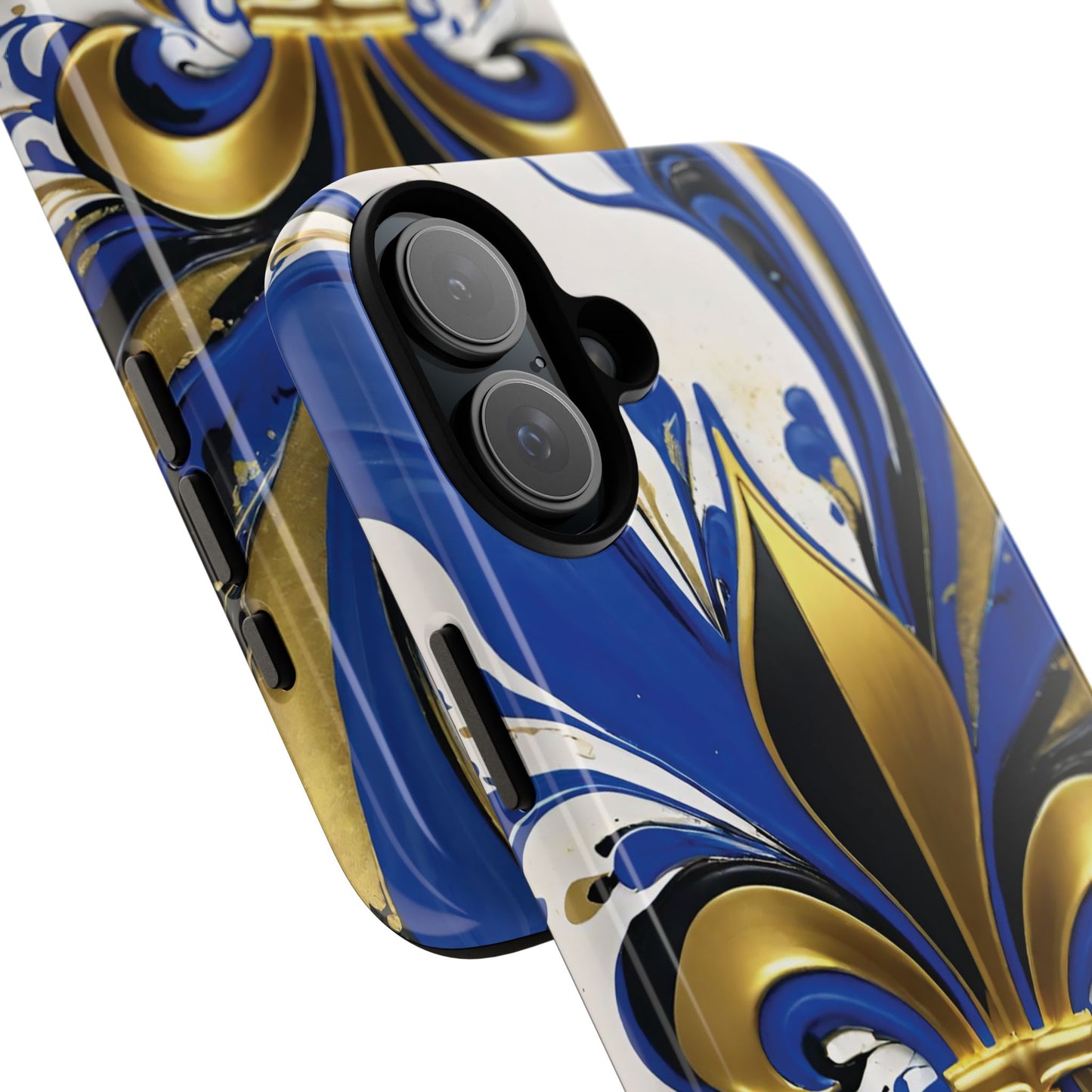 Blue and Gold Fleur-de-Lis 01