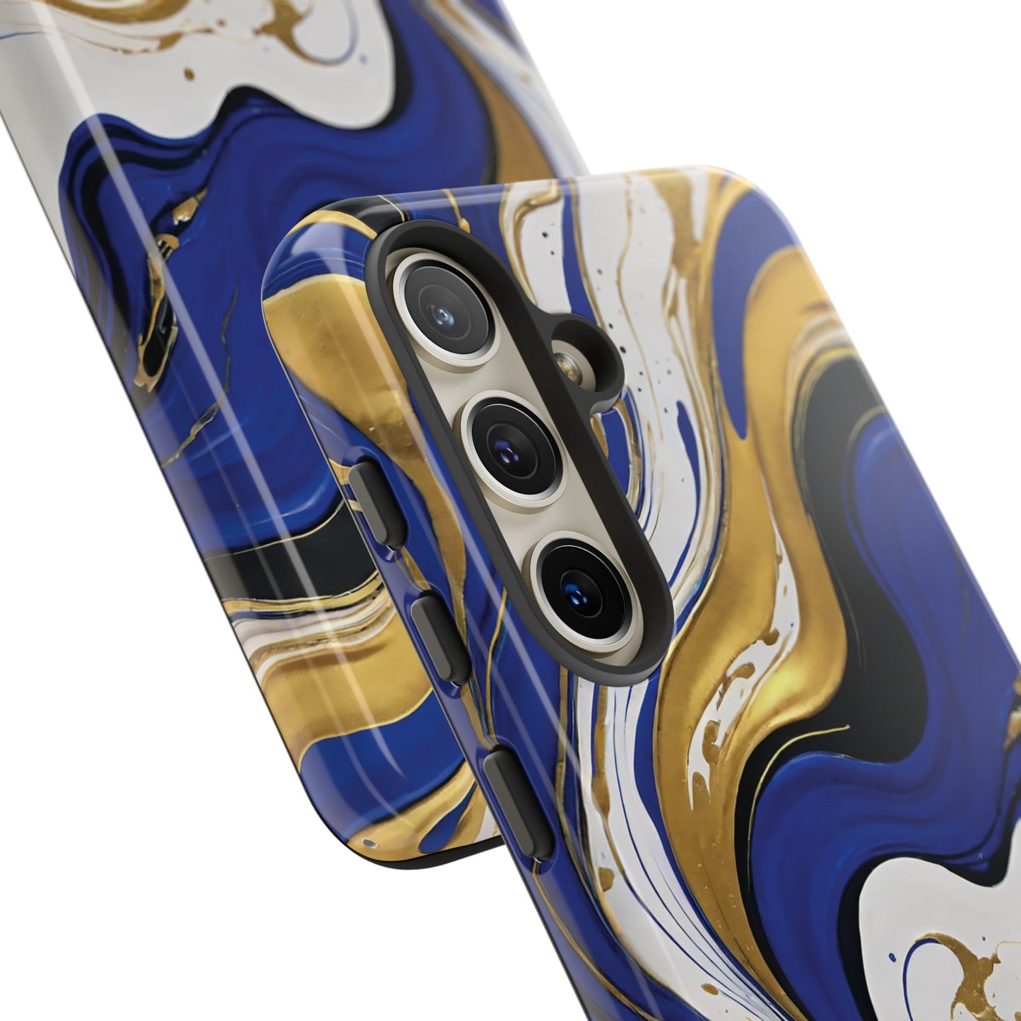 Blue and Gold Swirl 02