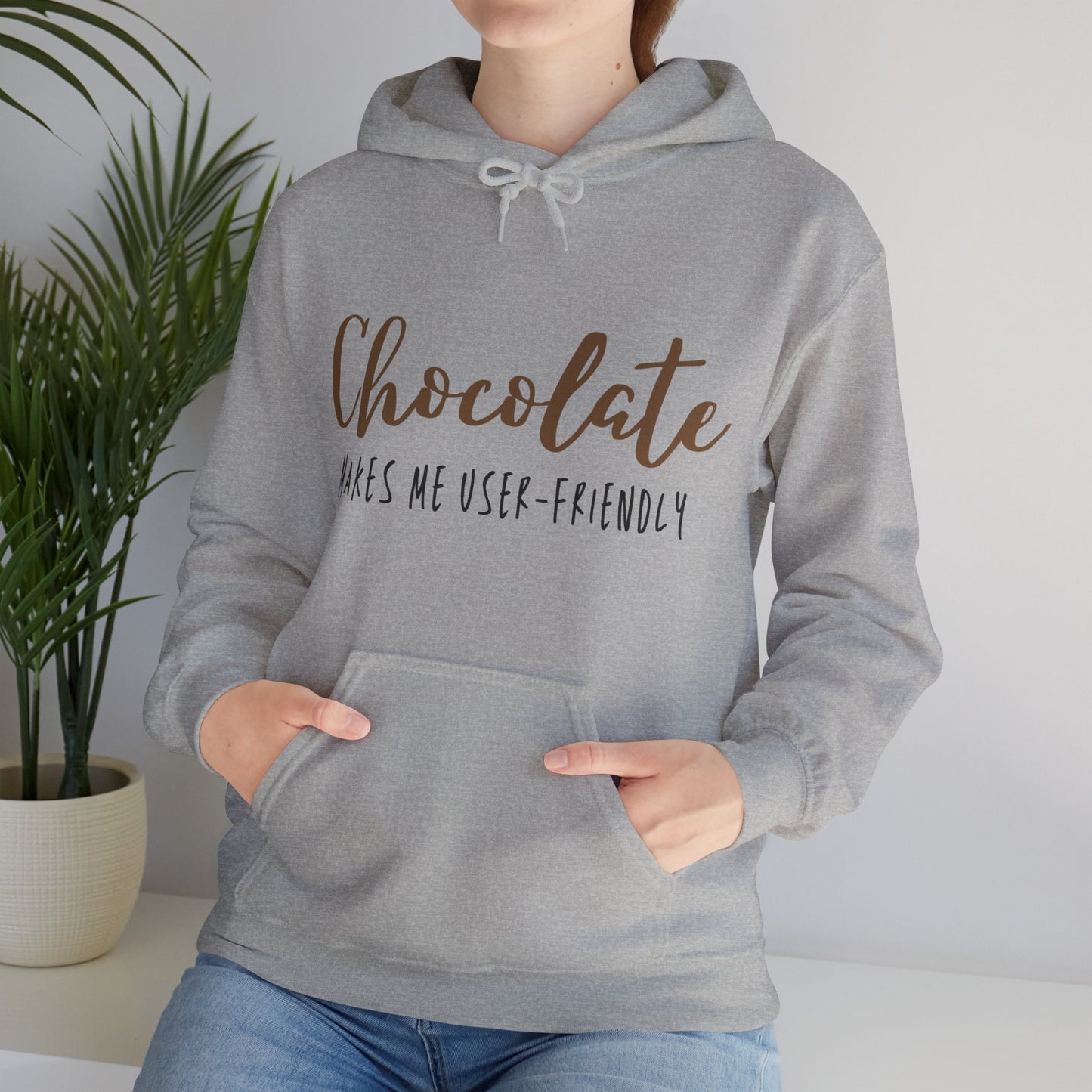 Chocolate Makes Me User-Friendly (Unisex Hoodie) - ShadowCrafts Studio