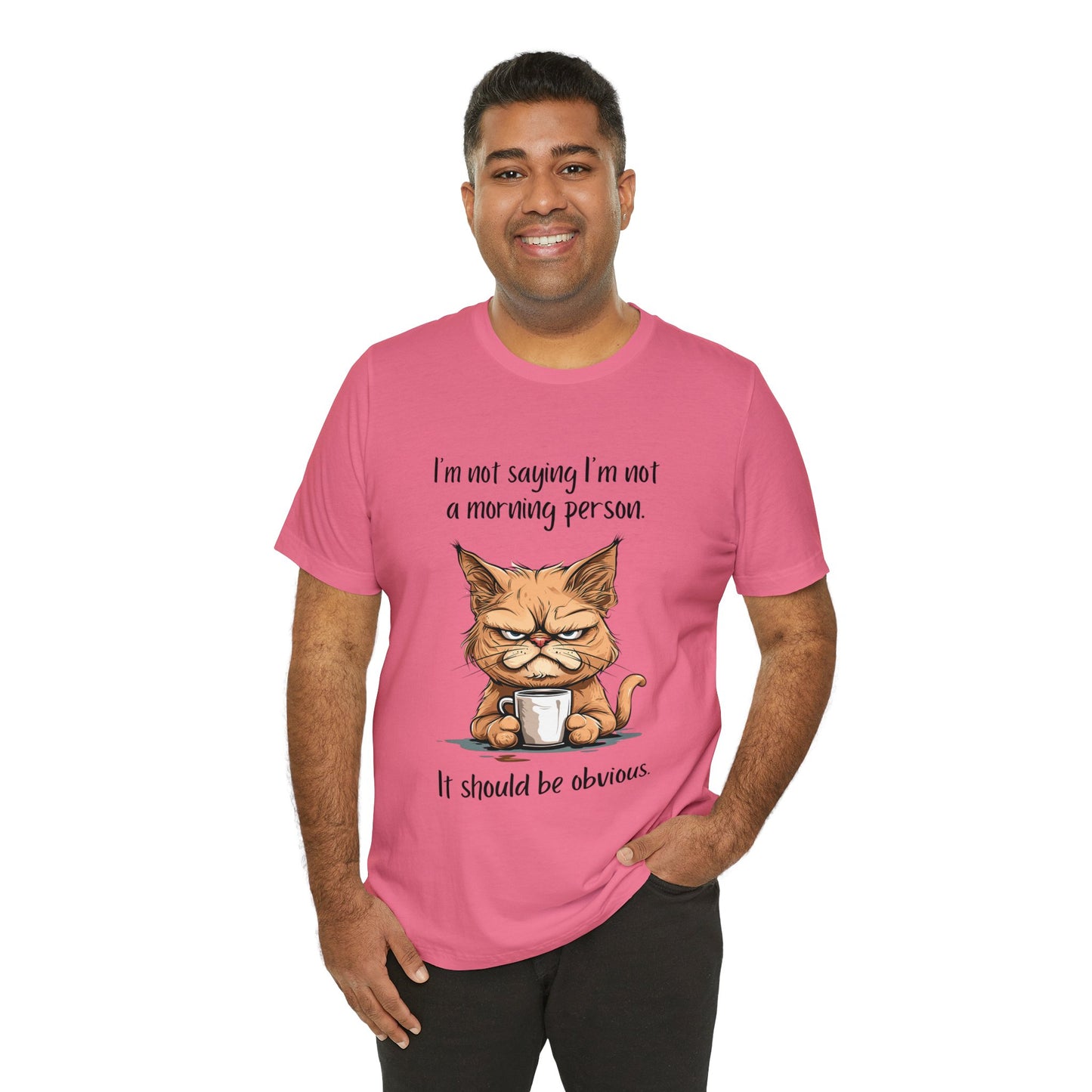 Not a Morning Cat (Dark Text) - ShadowCrafts Studio