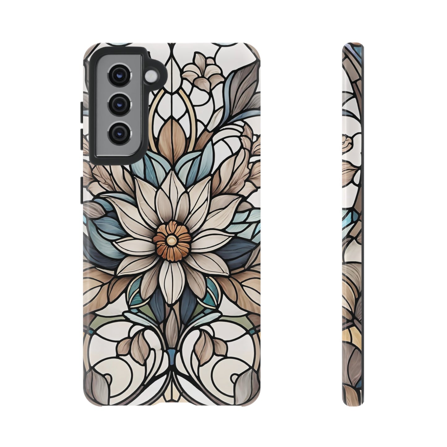 Stained Glass Floral Series 01