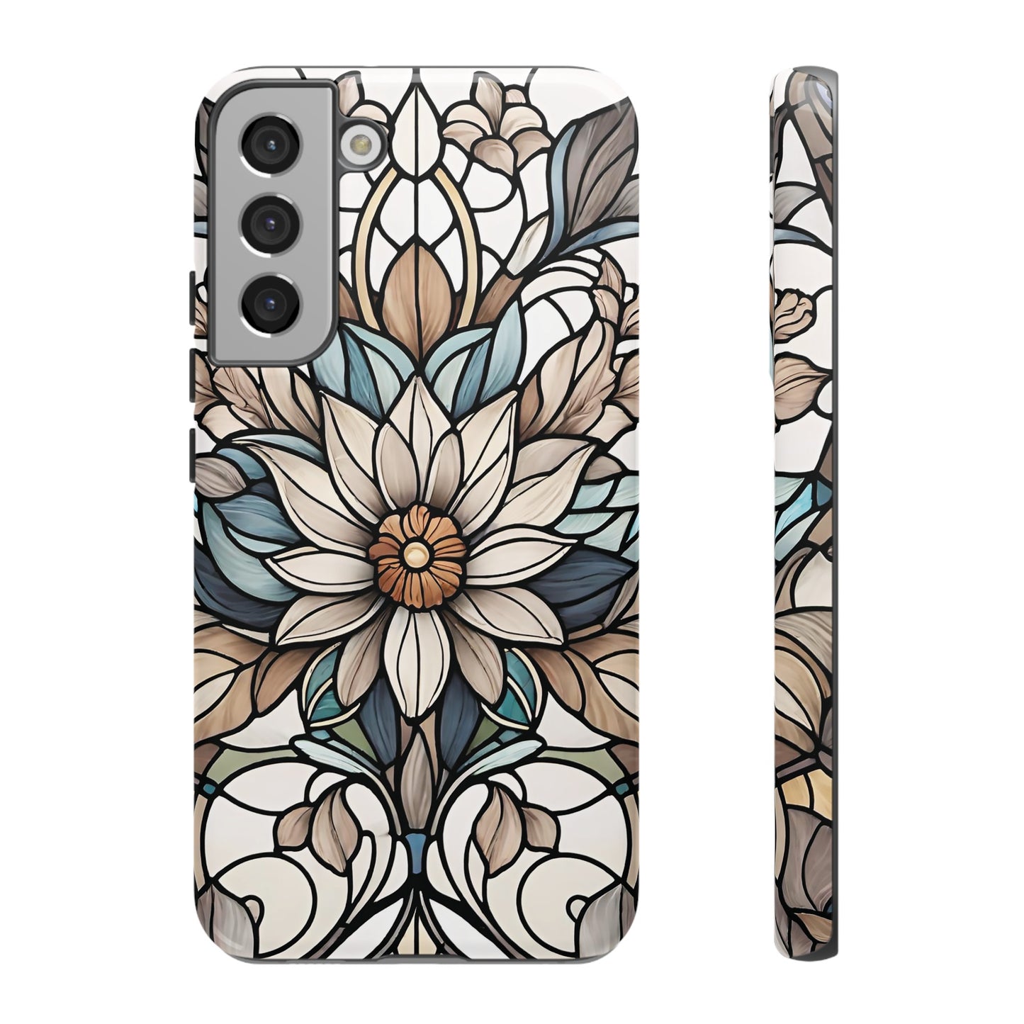 Stained Glass Floral Series 01