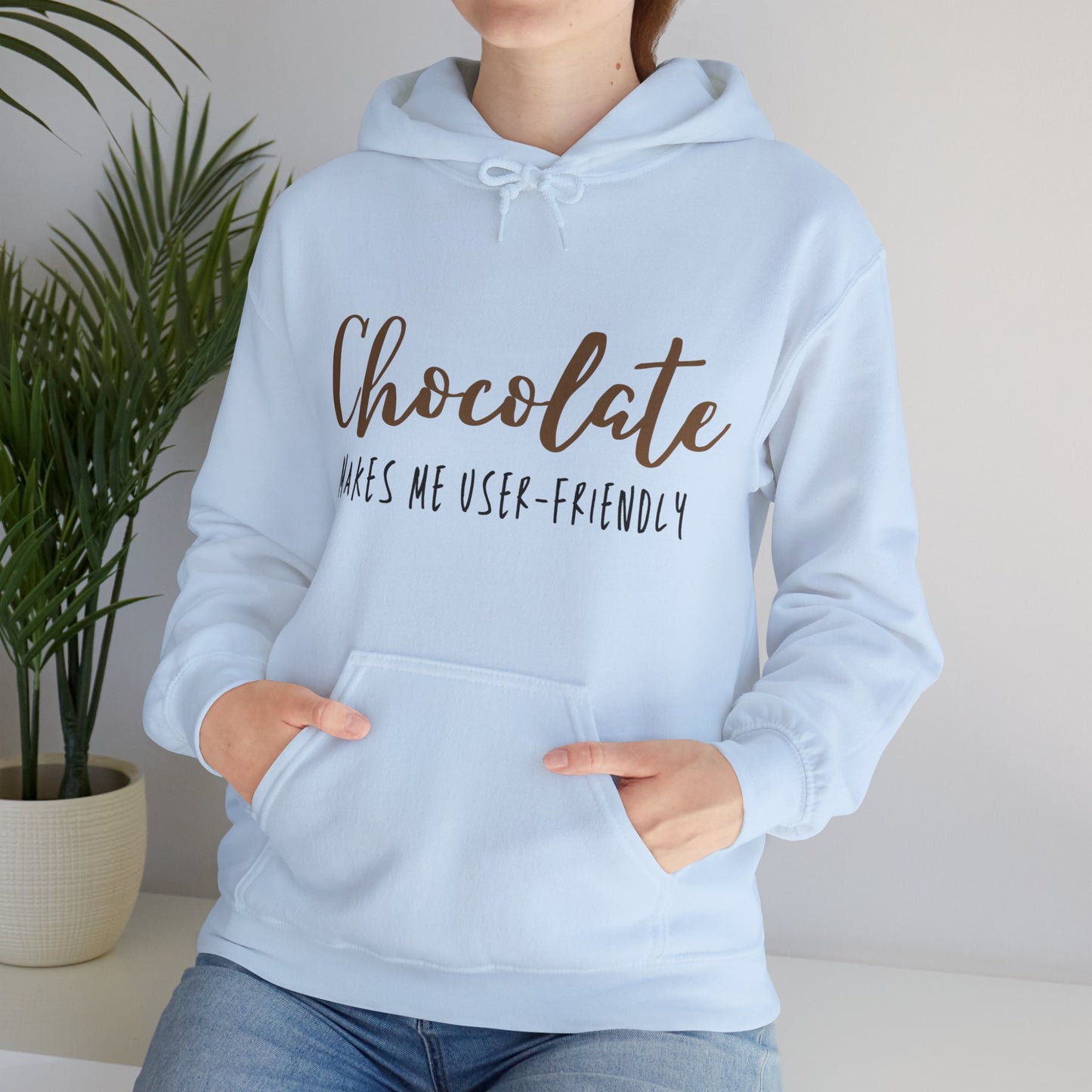 Chocolate Makes Me User-Friendly (Unisex Hoodie) - ShadowCrafts Studio