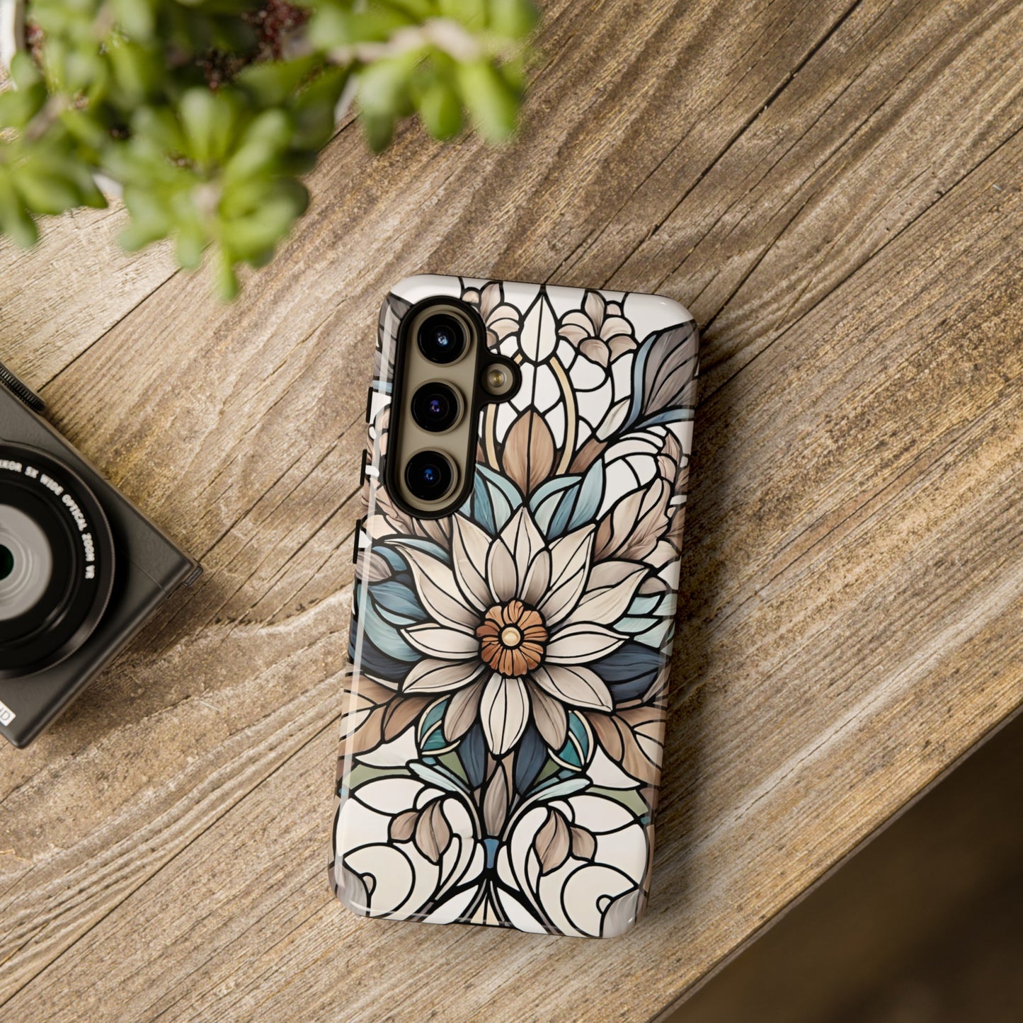 Stained Glass Floral Series 01
