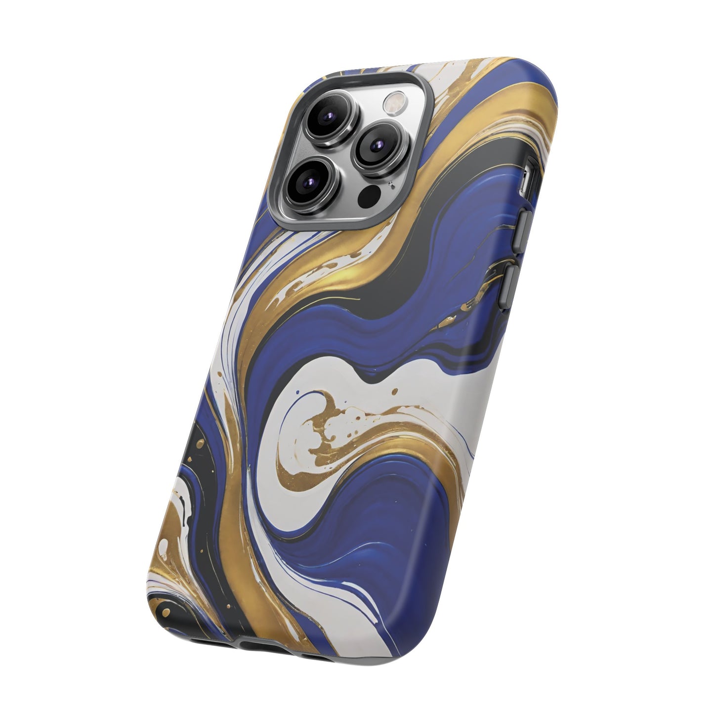 Blue and Gold Swirl 02