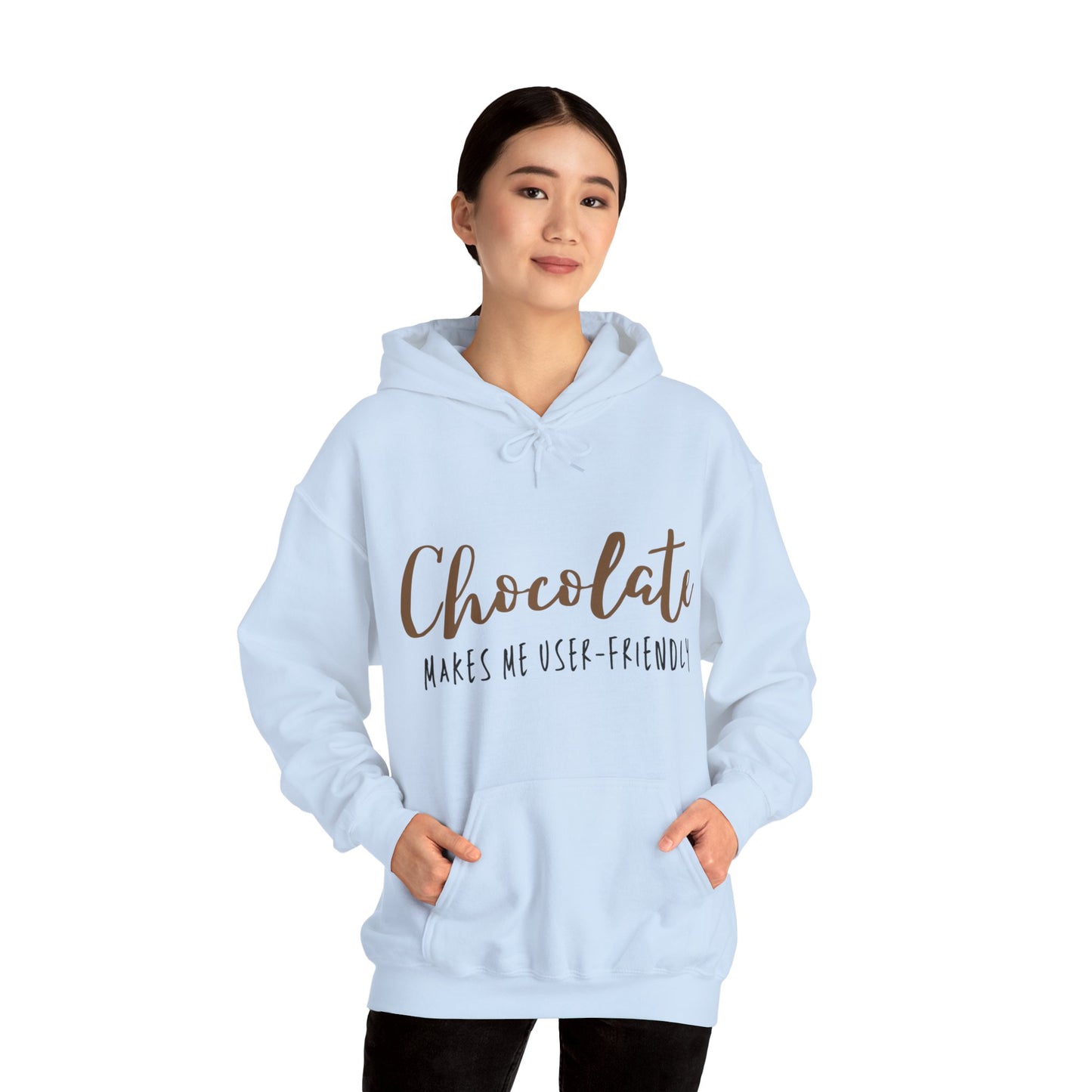 Chocolate Makes Me User-Friendly (Unisex Hoodie) - ShadowCrafts Studio