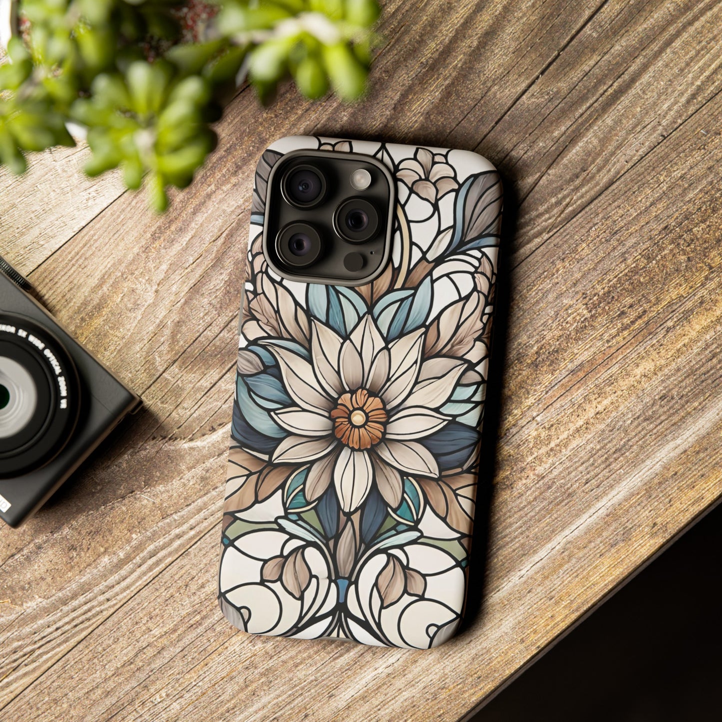 Stained Glass Floral Series 01