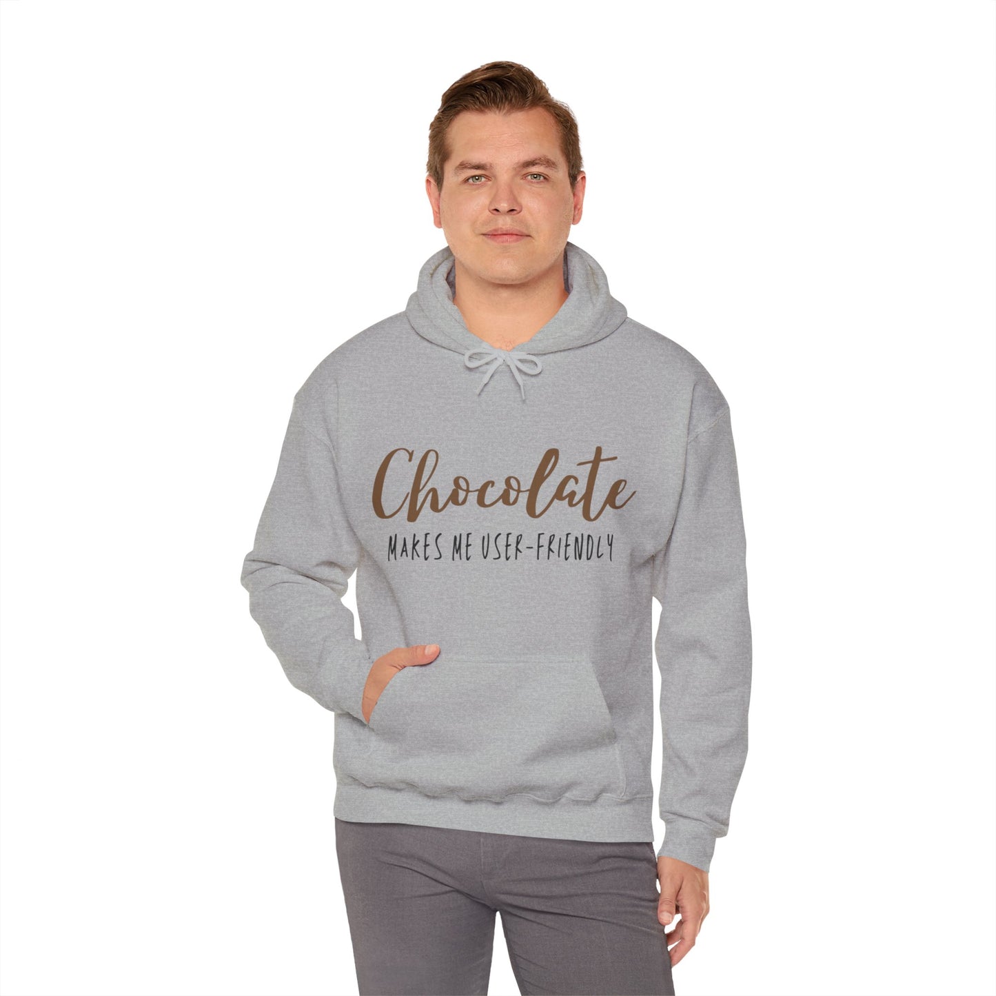 Chocolate Makes Me User-Friendly (Unisex Hoodie) - ShadowCrafts Studio