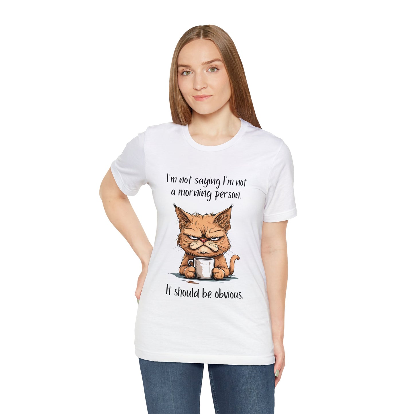 Not a Morning Cat (Dark Text) - ShadowCrafts Studio