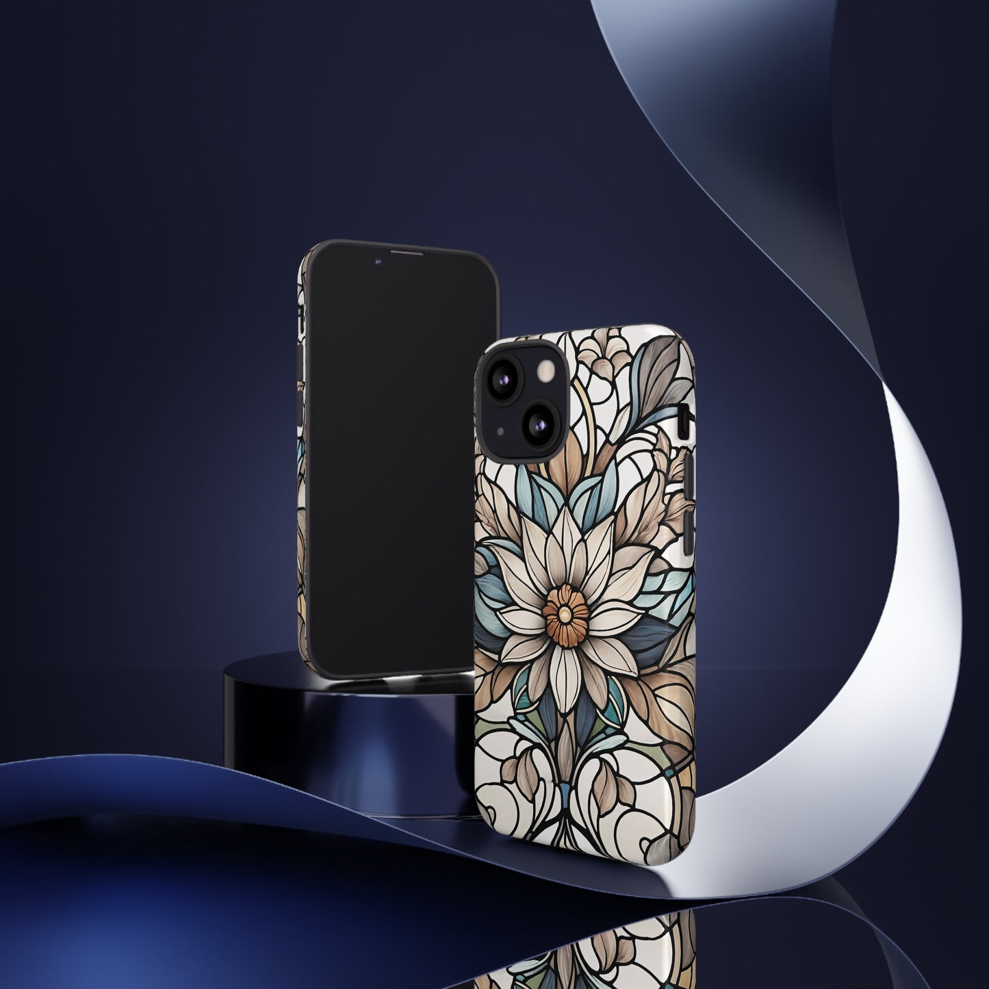 Stained Glass Floral Series 01