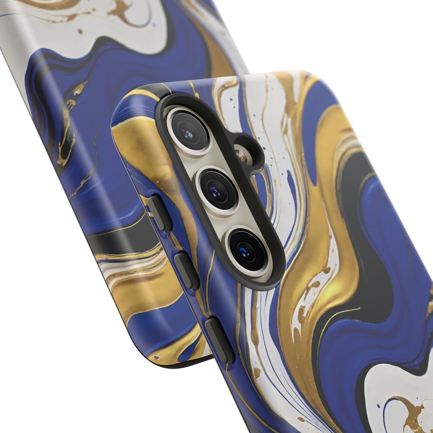 Blue and Gold Swirl 02