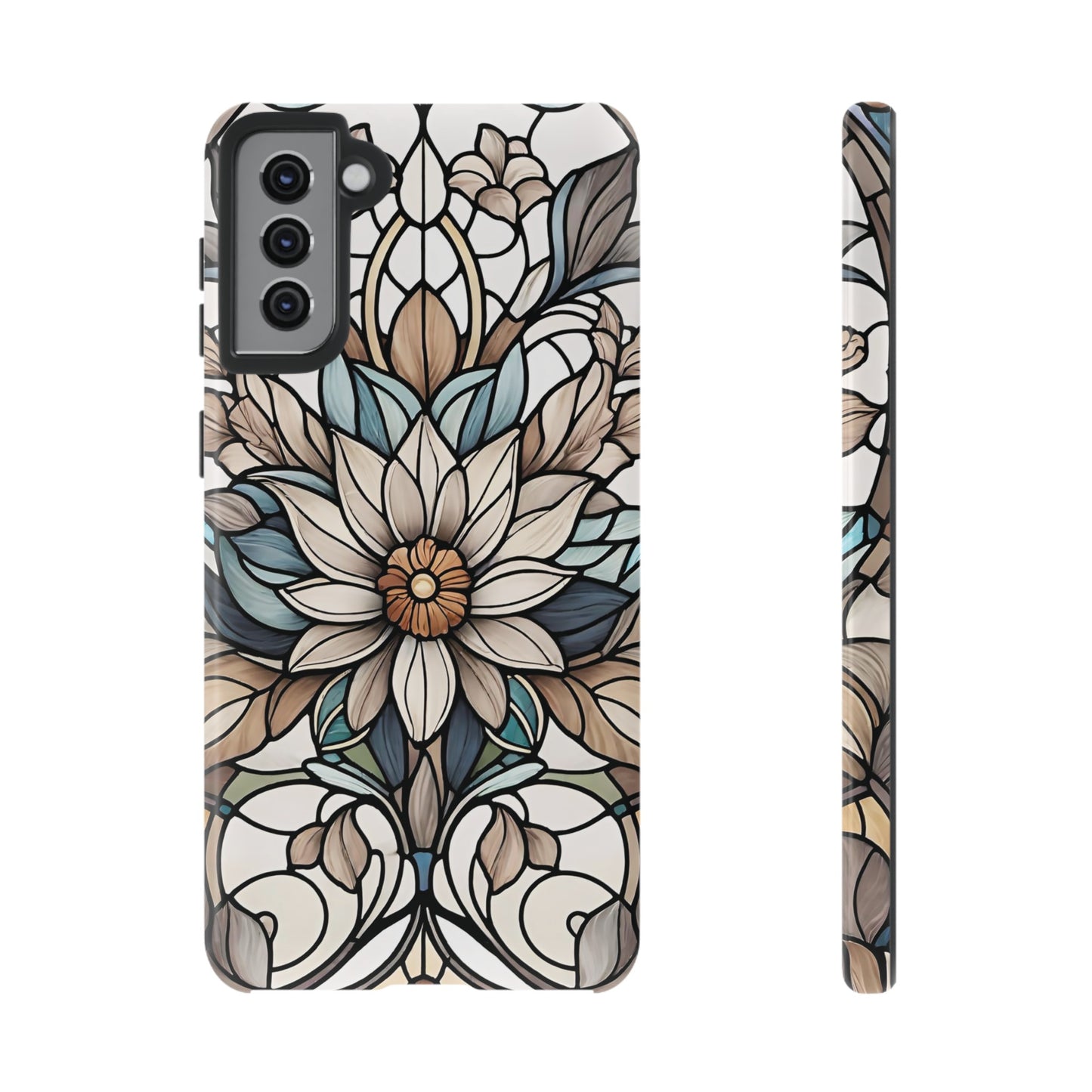 Stained Glass Floral Series 01