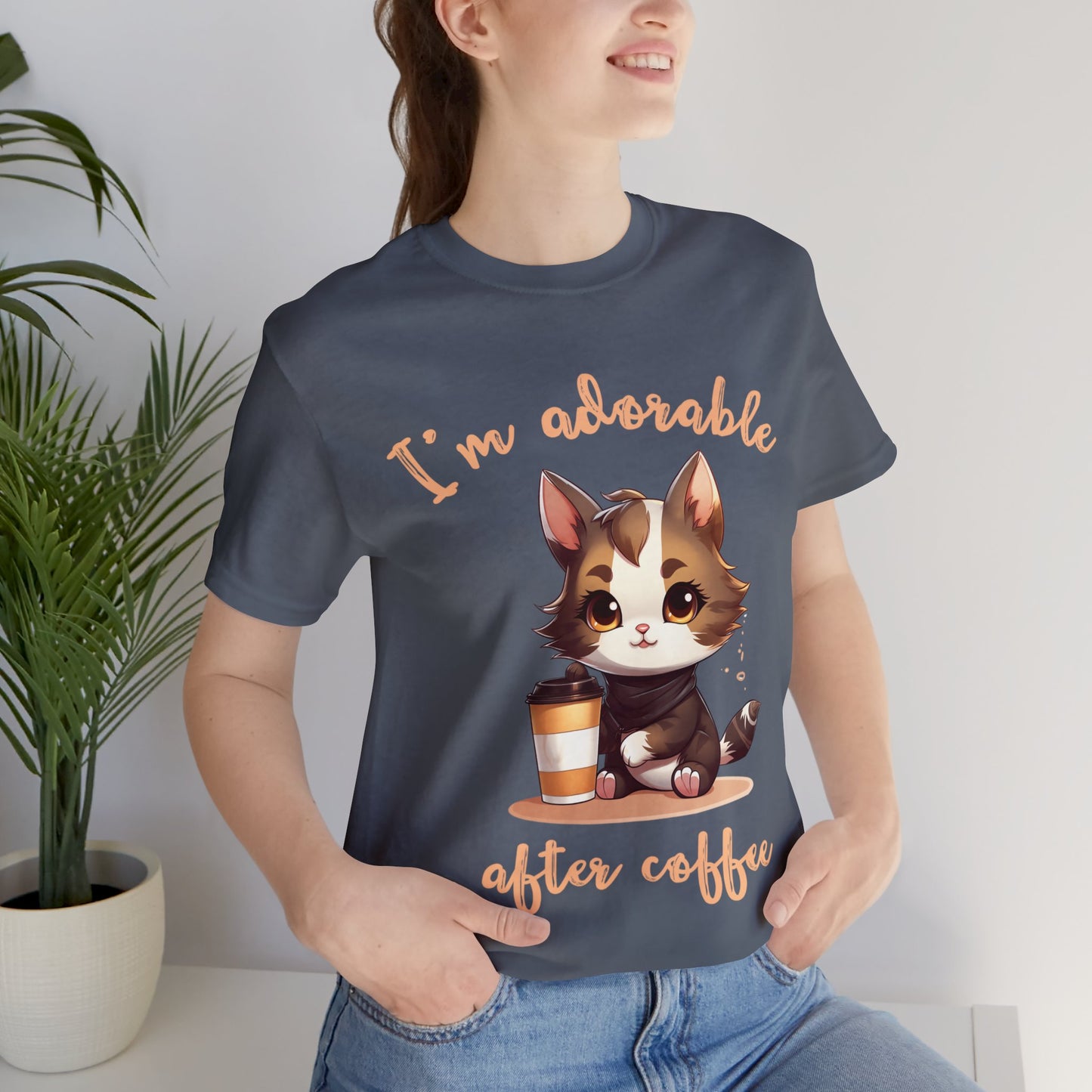I'm Adorable After Coffee (Light Text) - ShadowCrafts Studio