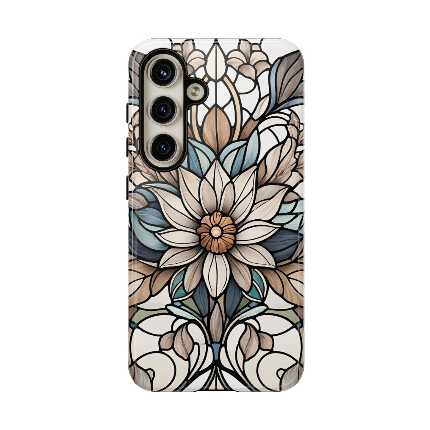Stained Glass Floral Series 01