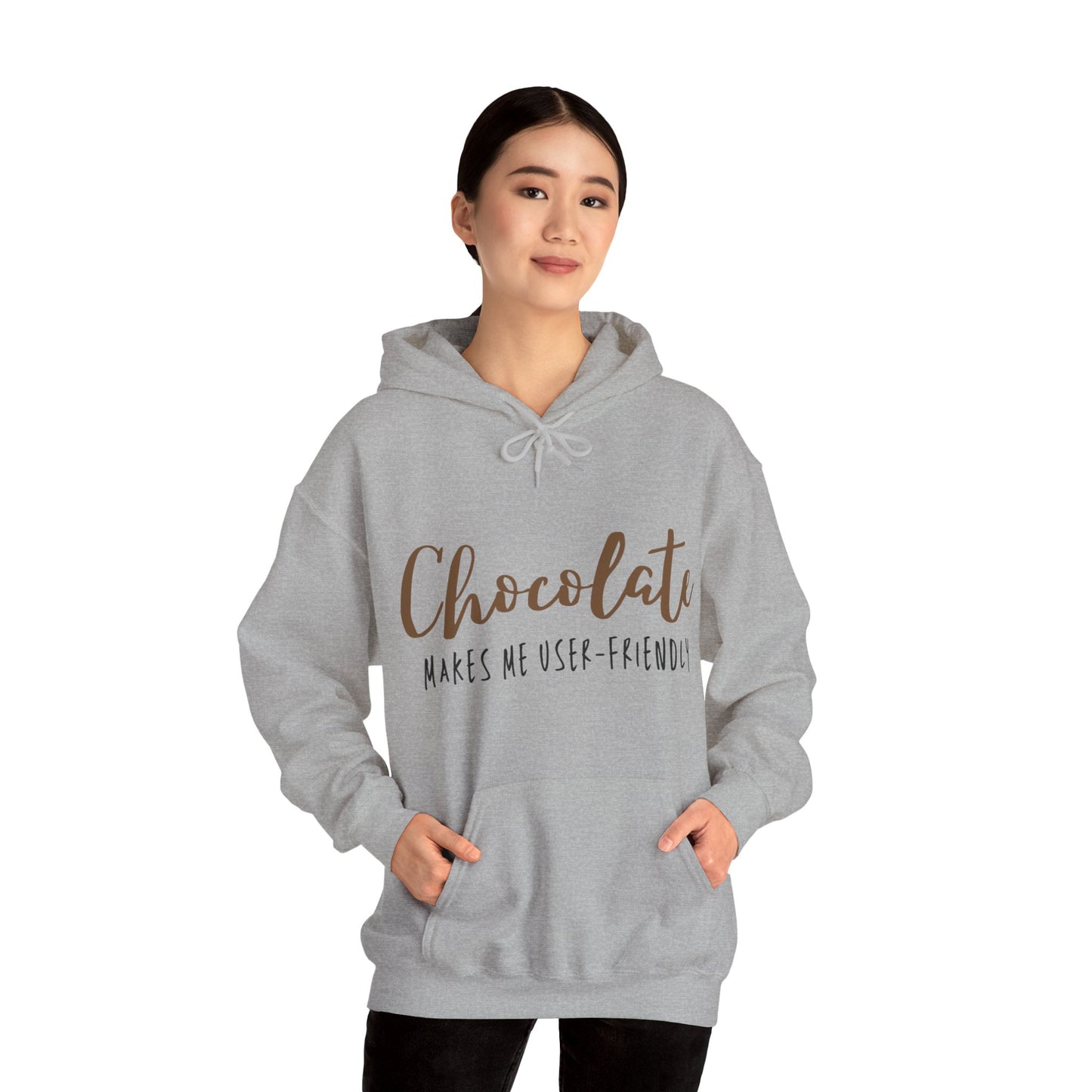 Chocolate Makes Me User-Friendly (Unisex Hoodie) - ShadowCrafts Studio