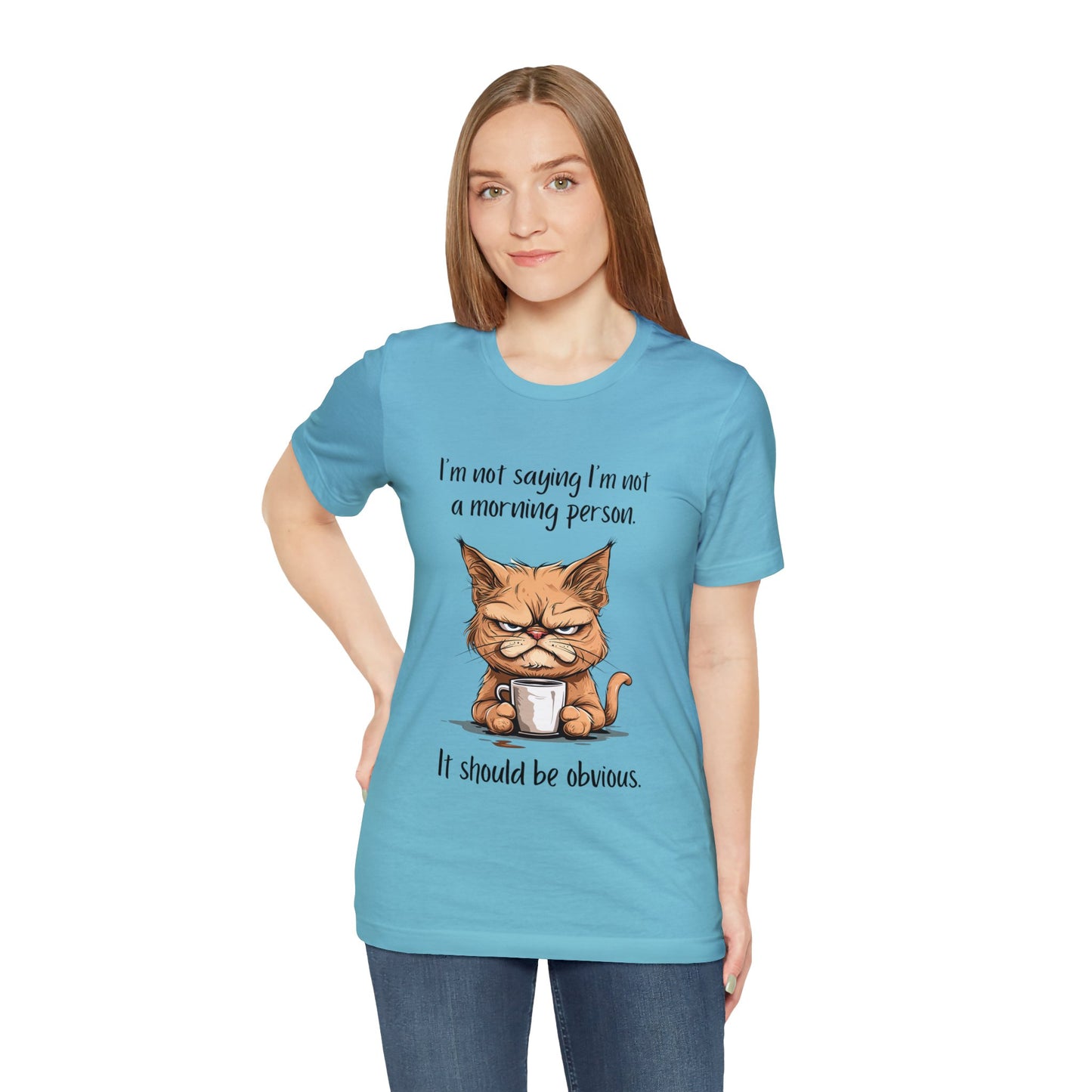 Not a Morning Cat (Dark Text) - ShadowCrafts Studio