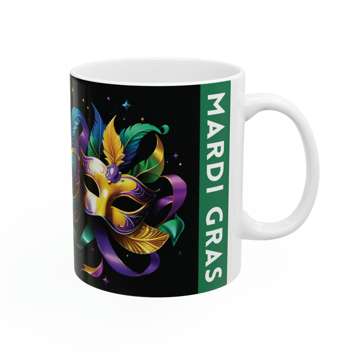 Mardi Gras Masks Mug 02, 11oz - ShadowCrafts Studio