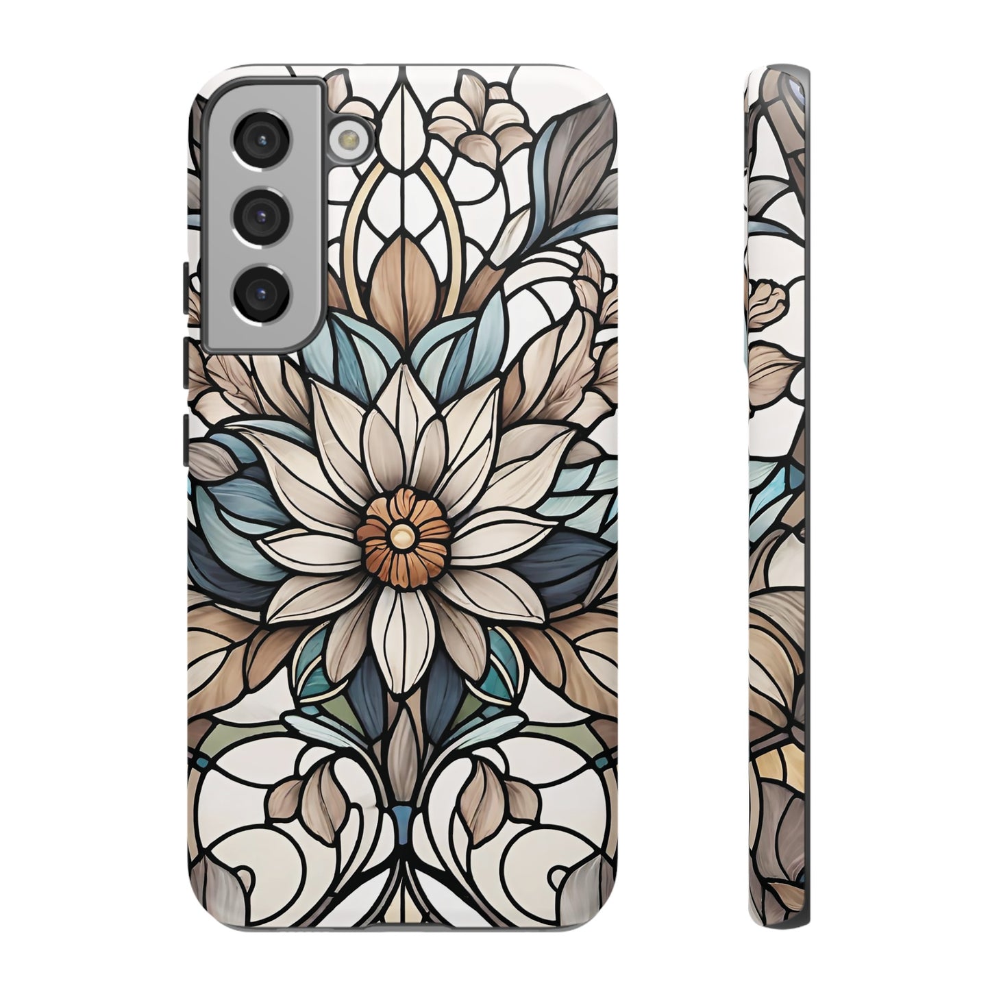 Stained Glass Floral Series 01