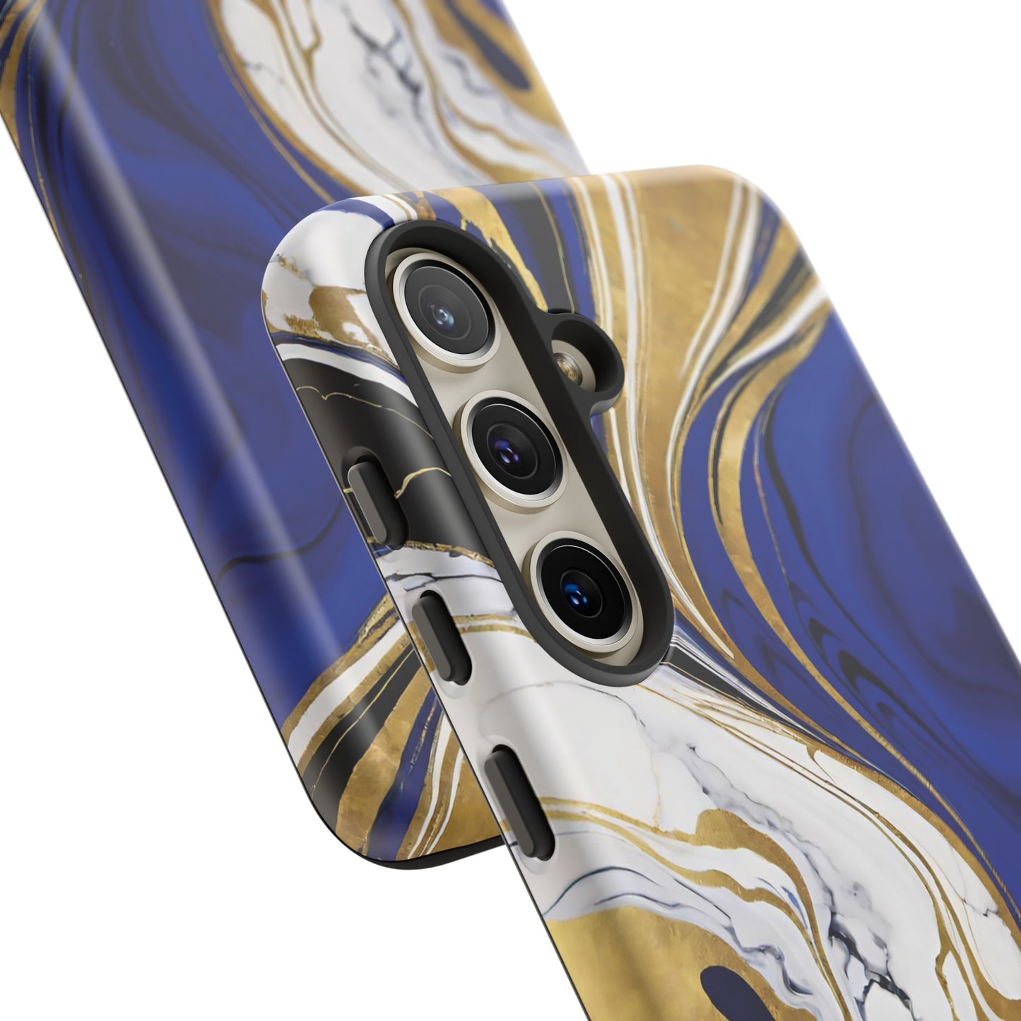 Blue and Gold Swirl 01