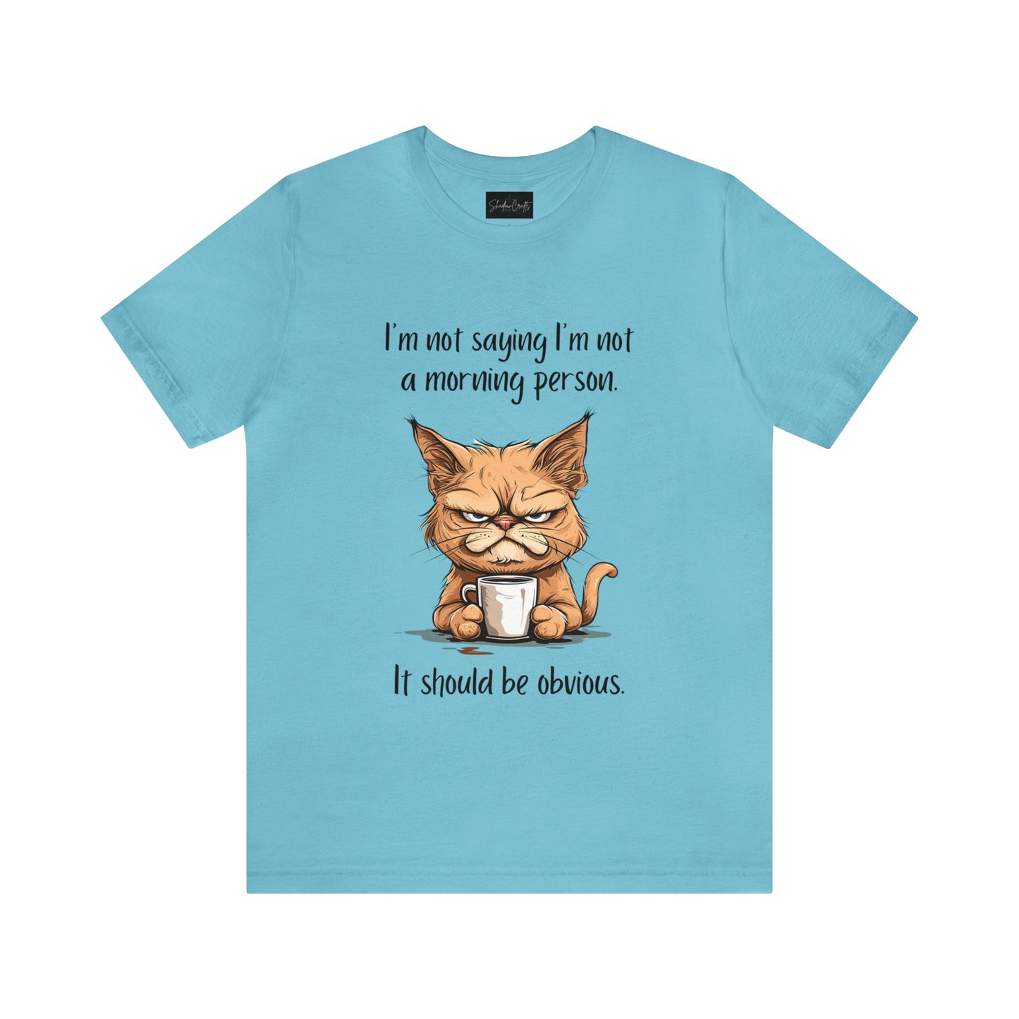 Not a Morning Cat (Dark Text) - ShadowCrafts Studio