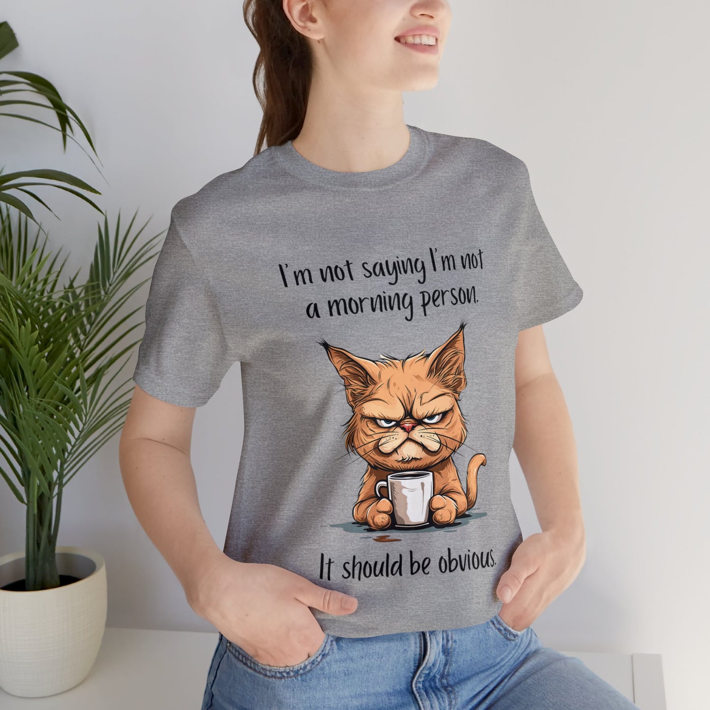 Not a Morning Cat (Dark Text) - ShadowCrafts Studio
