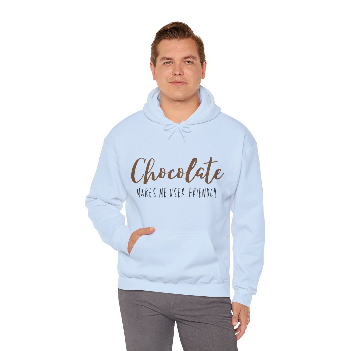 Chocolate Makes Me User-Friendly (Unisex Hoodie) - ShadowCrafts Studio