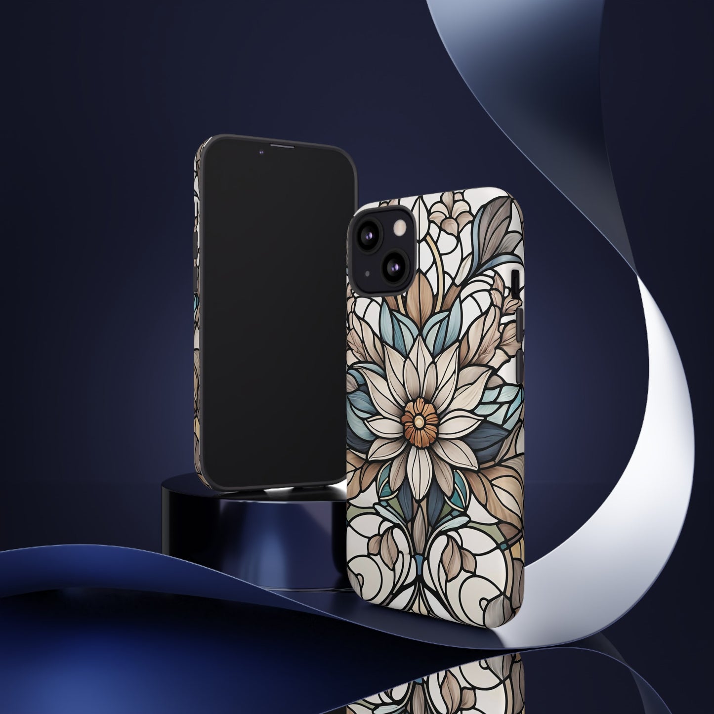 Stained Glass Floral Series 01