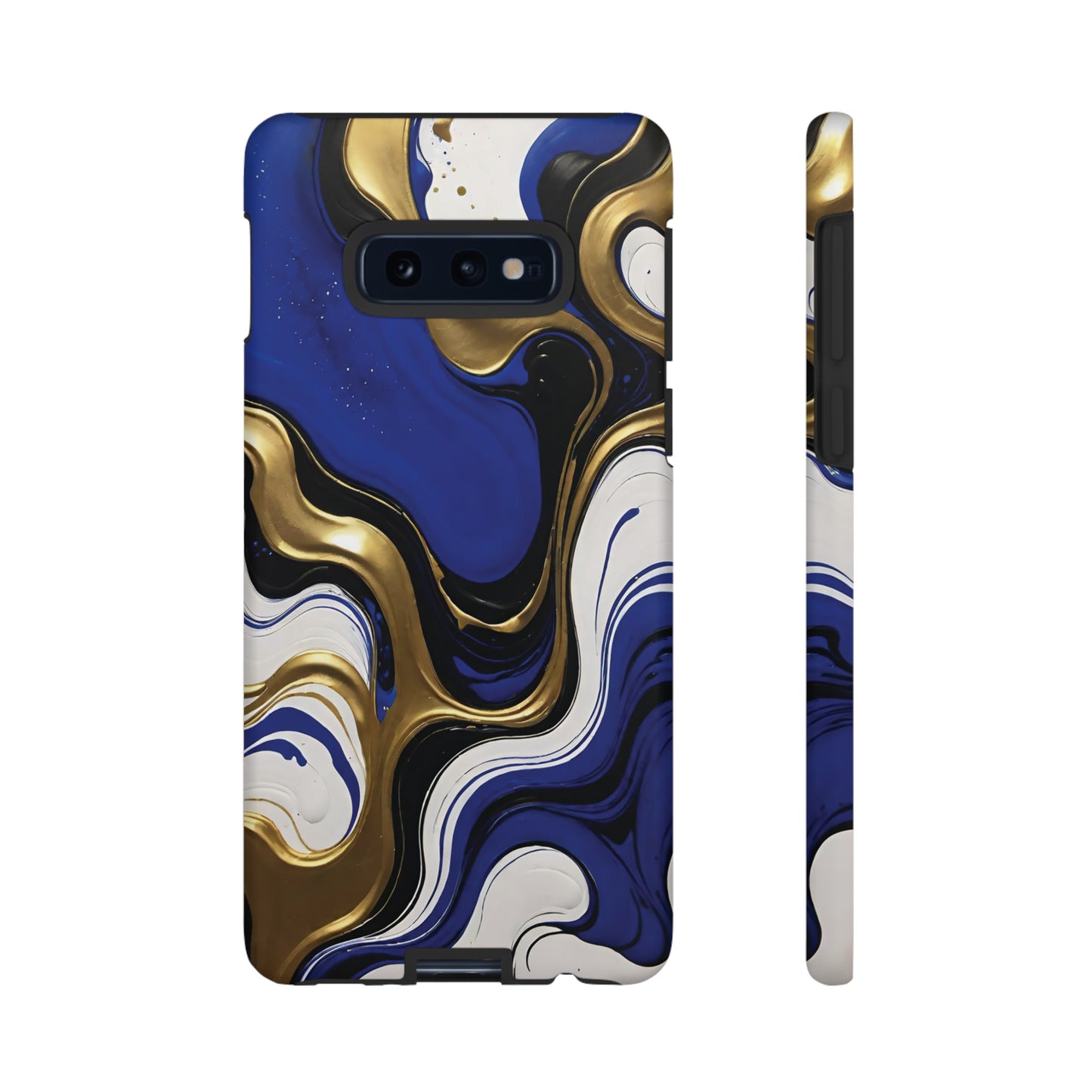 Blue and Gold Swirl 03