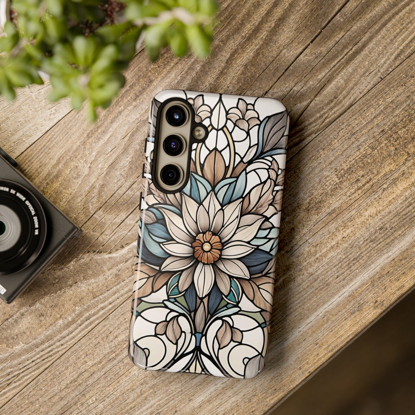 Stained Glass Floral Series 01