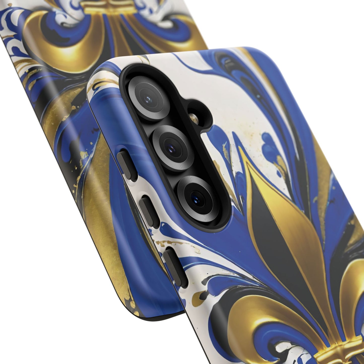 Blue and Gold Fleur-de-Lis 01