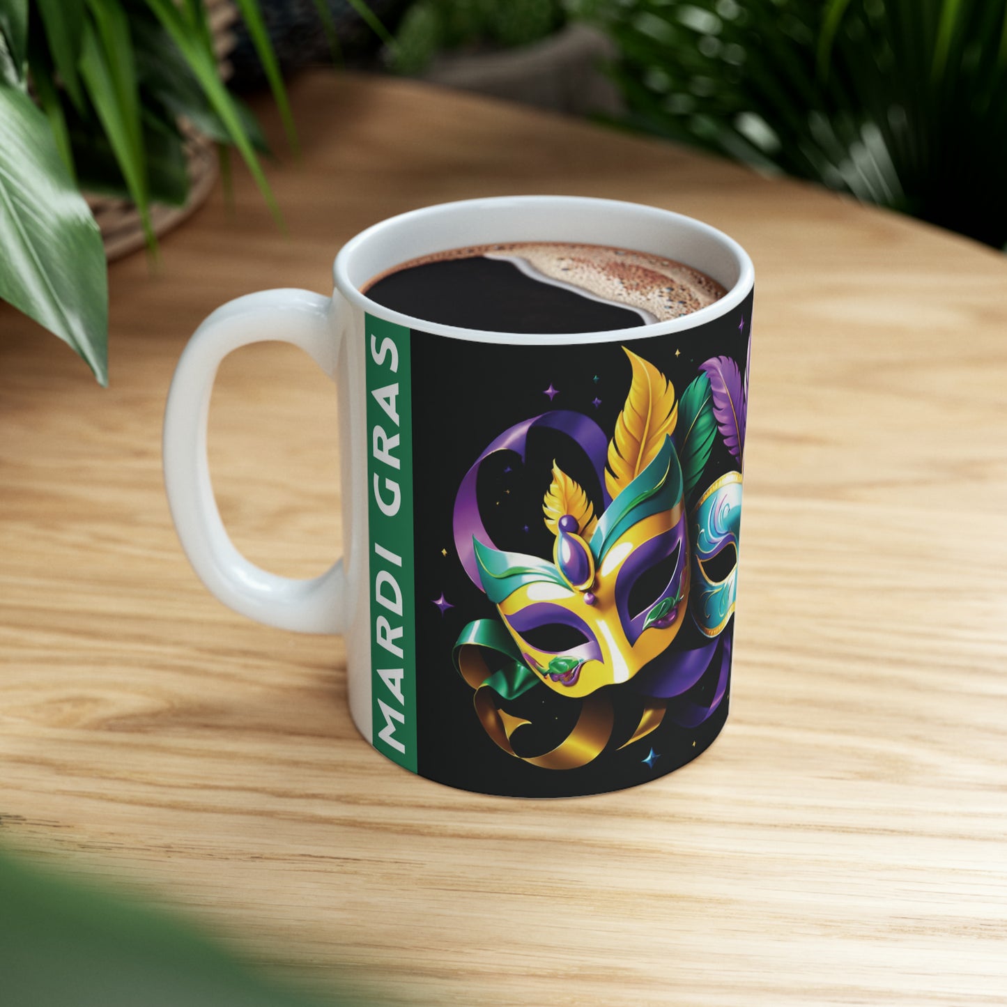 Mardi Gras Masks Mug 02, 11oz - ShadowCrafts Studio