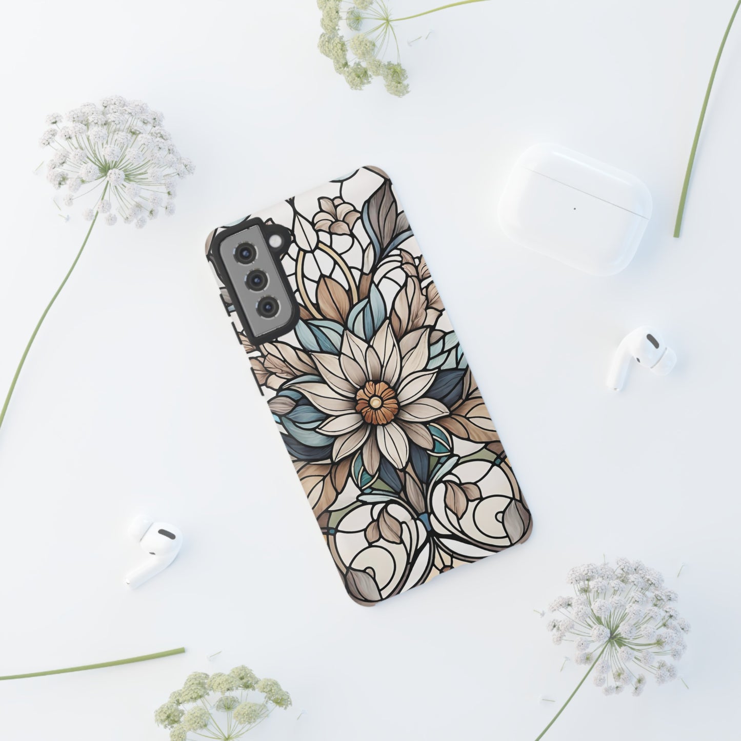 Stained Glass Floral Series 01