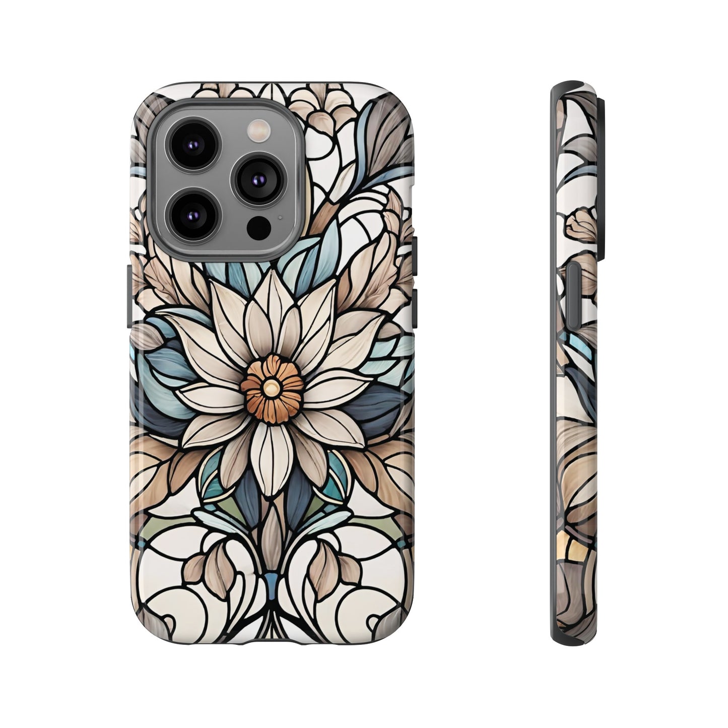 Stained Glass Floral Series 01