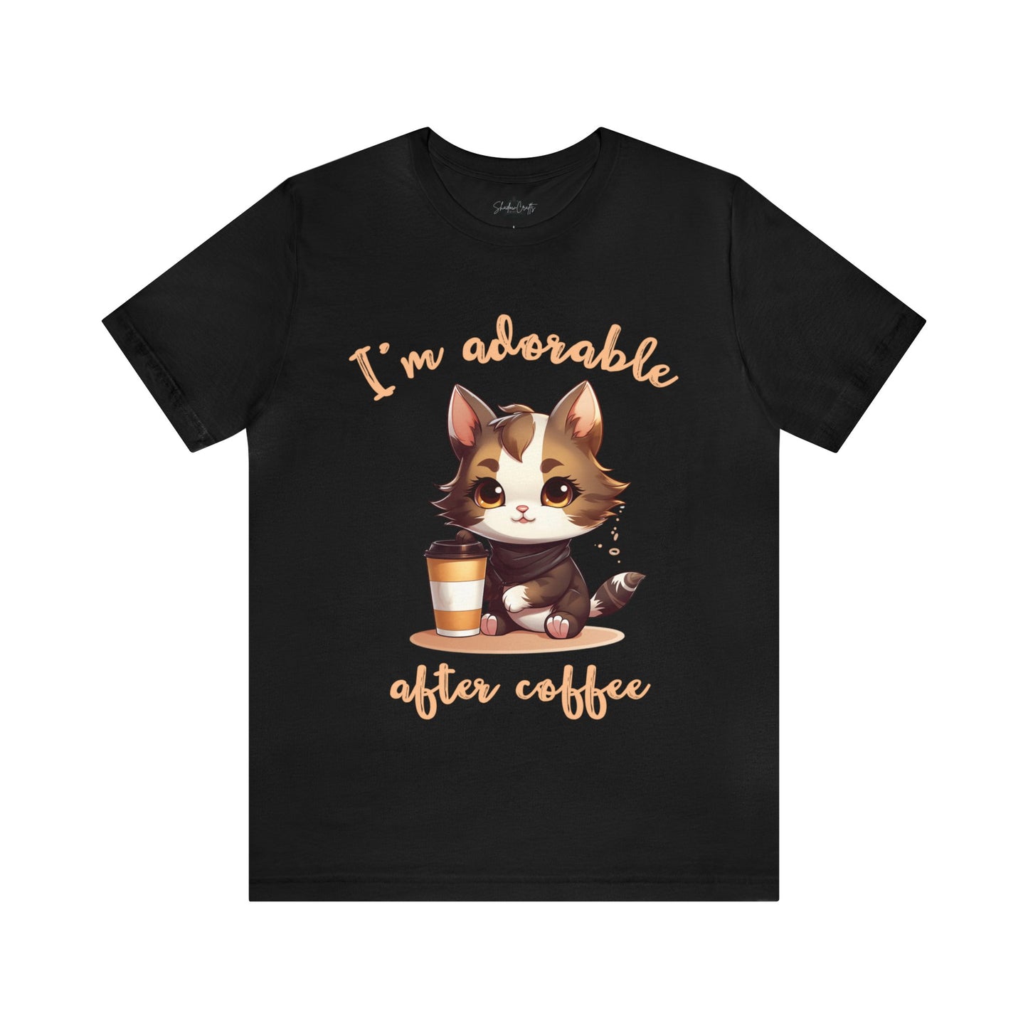 I'm Adorable After Coffee (Light Text) - ShadowCrafts Studio