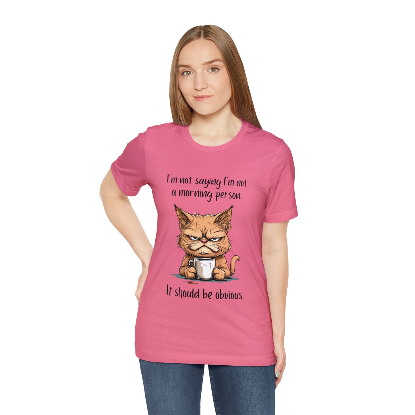 Not a Morning Cat (Dark Text) - ShadowCrafts Studio