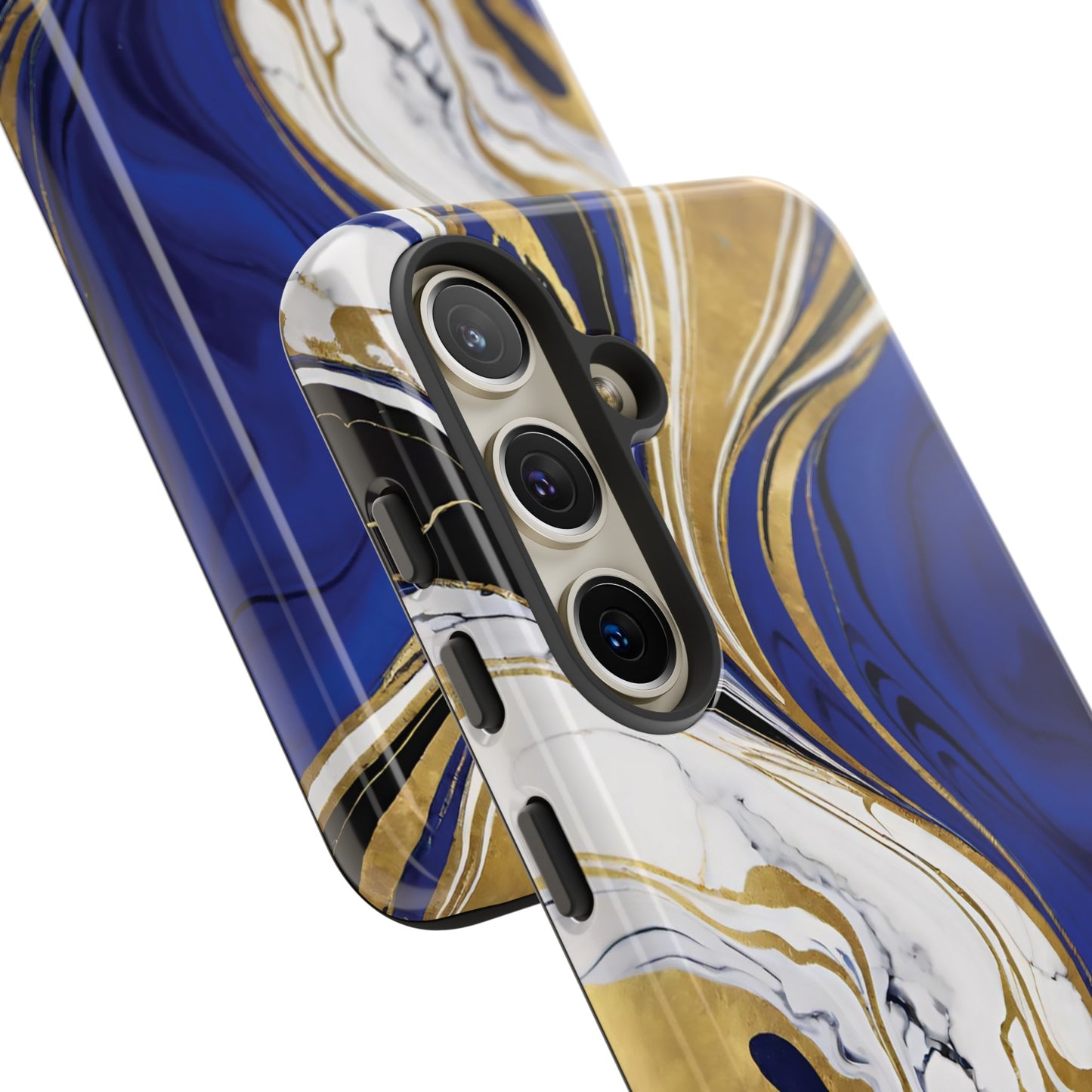Blue and Gold Swirl 01