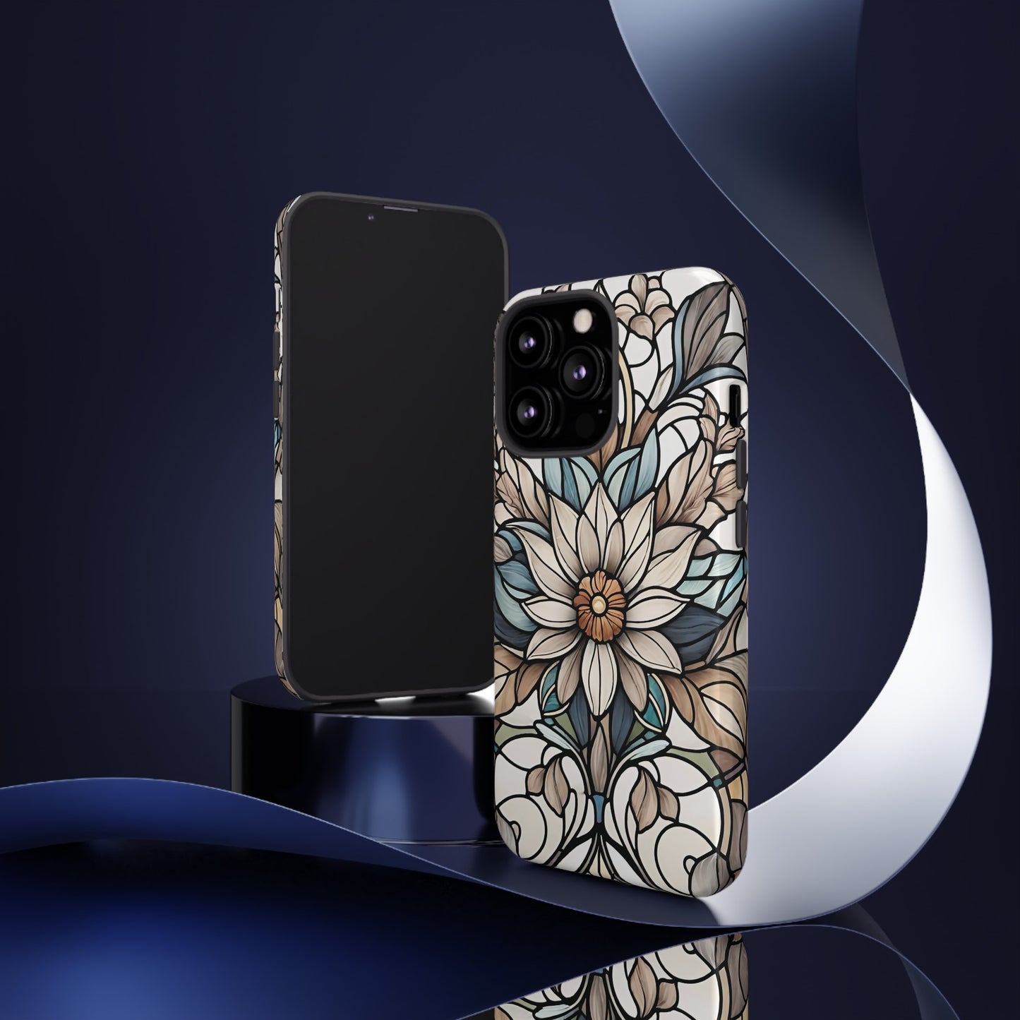Stained Glass Floral Series 01