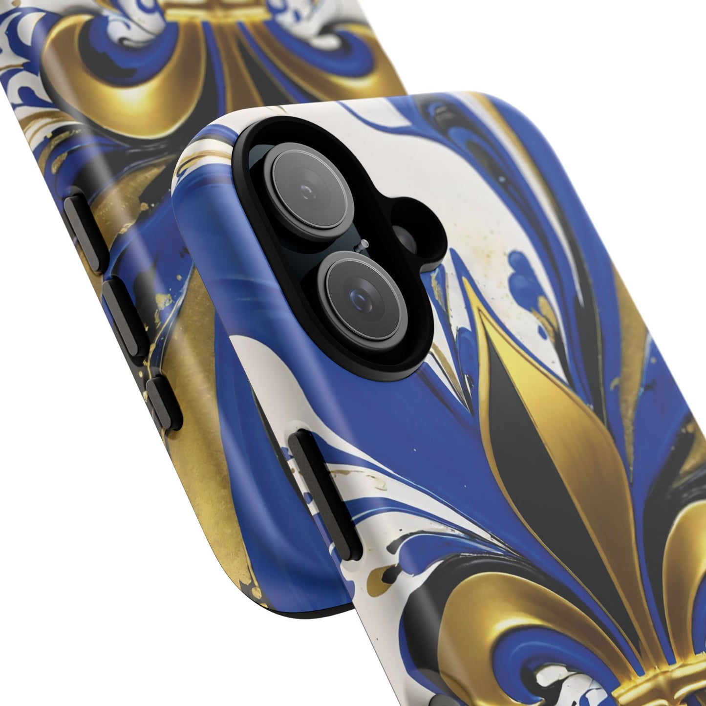 Blue and Gold Fleur-de-Lis 01
