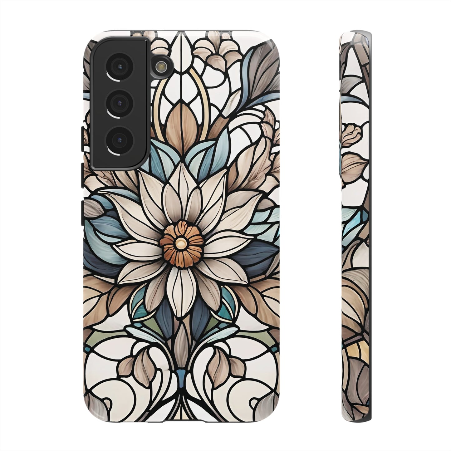 Stained Glass Floral Series 01