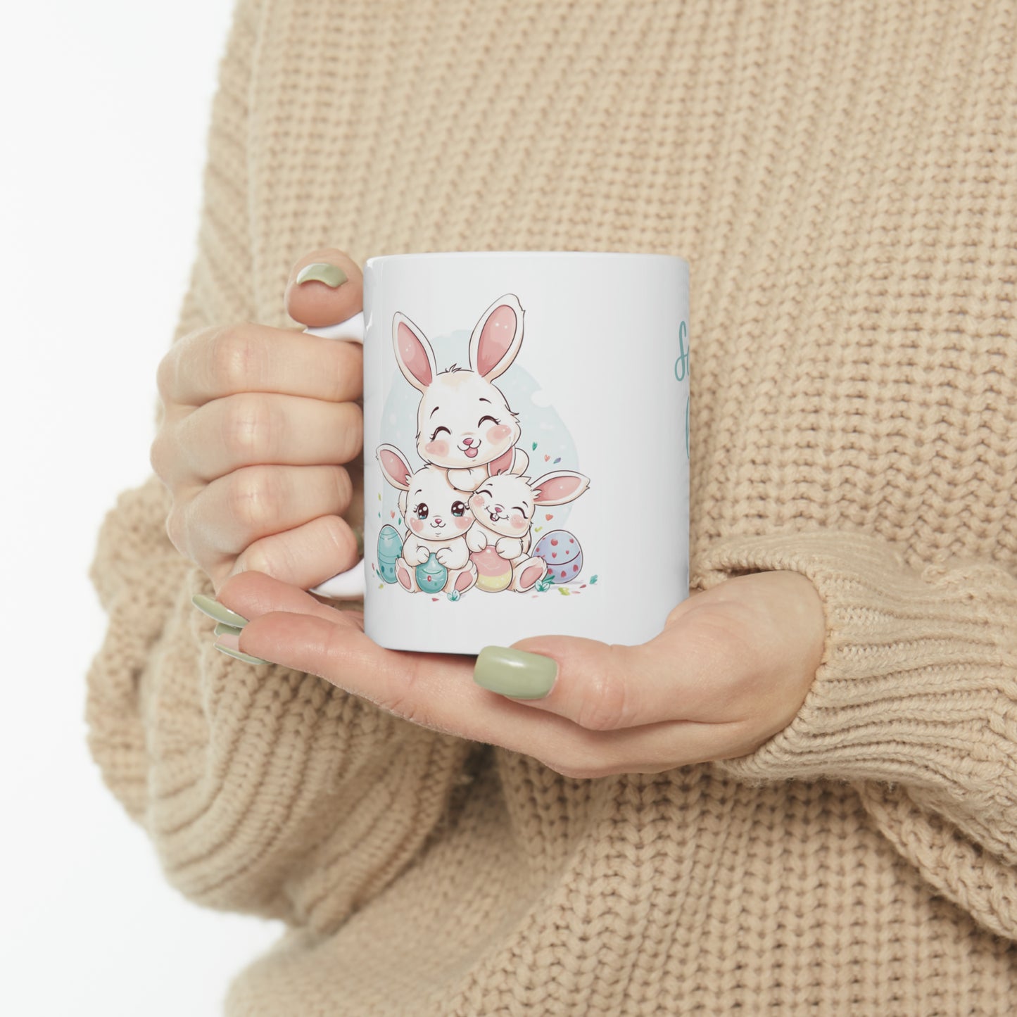 Somebunny Loves You Easter Mug, 11oz - ShadowCrafts Studio
