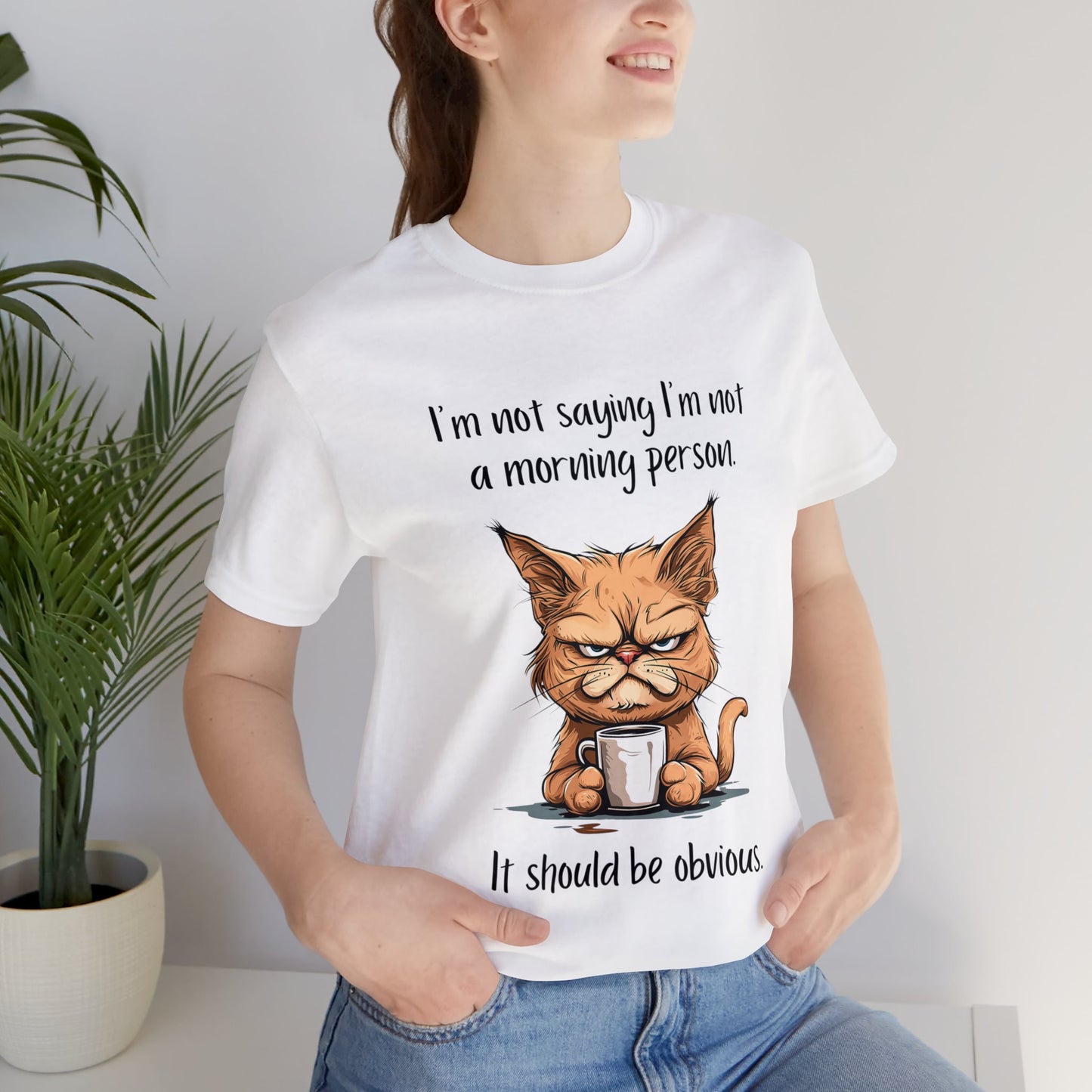 Not a Morning Cat (Dark Text) - ShadowCrafts Studio
