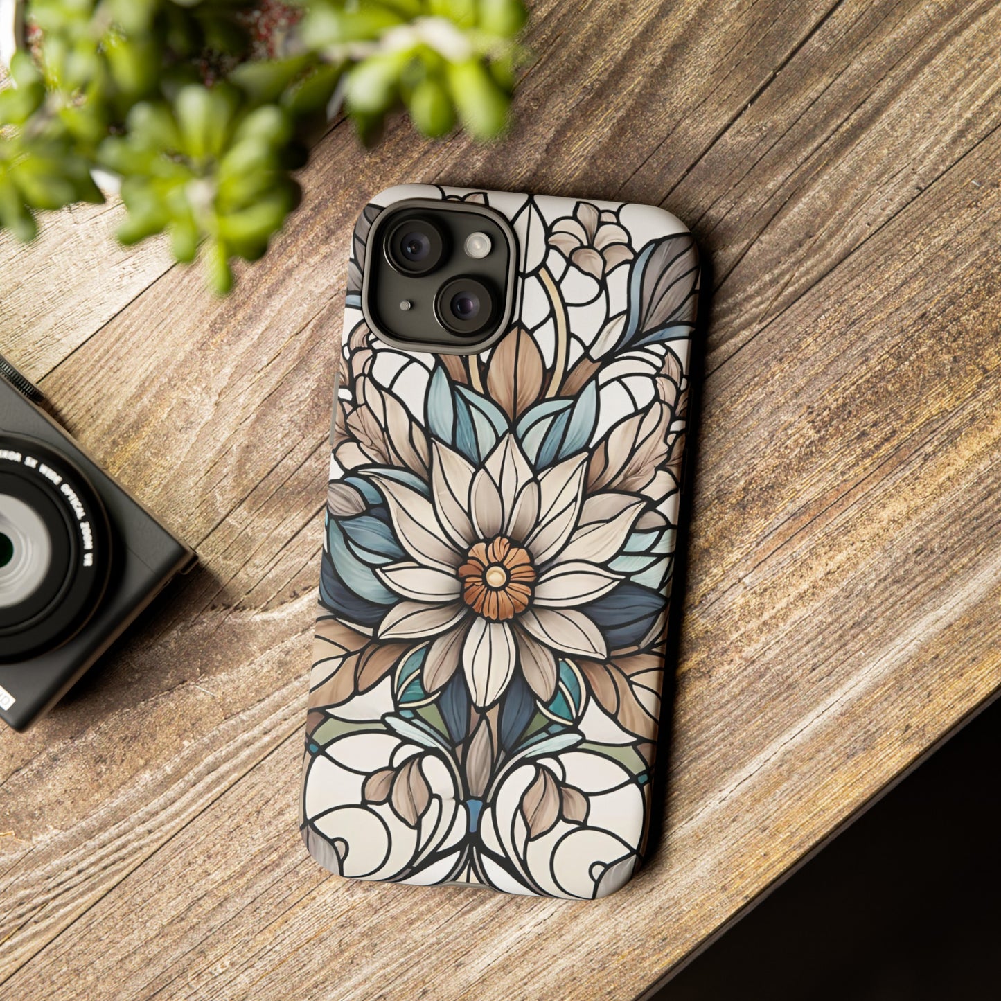 Stained Glass Floral Series 01