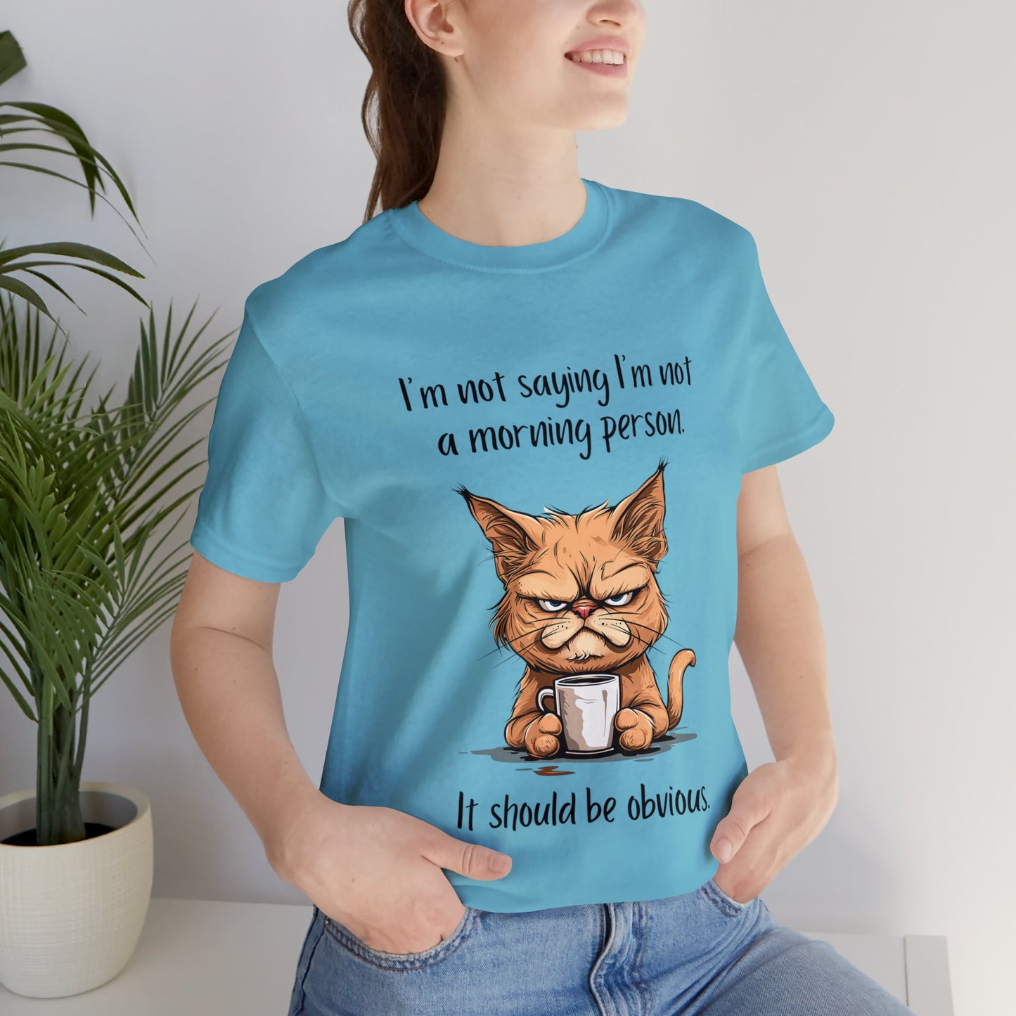 Not a Morning Cat (Dark Text) - ShadowCrafts Studio