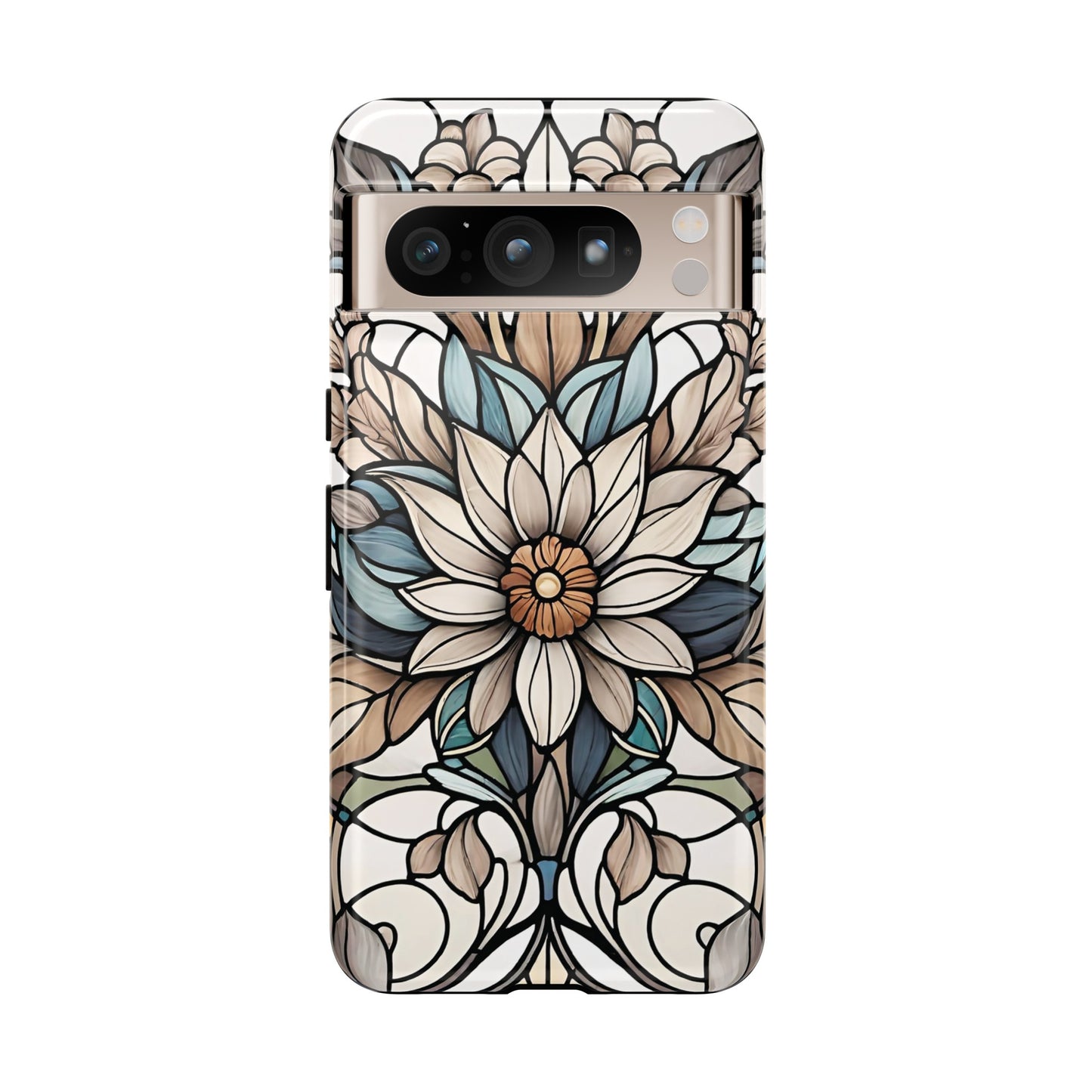 Stained Glass Floral Series 01