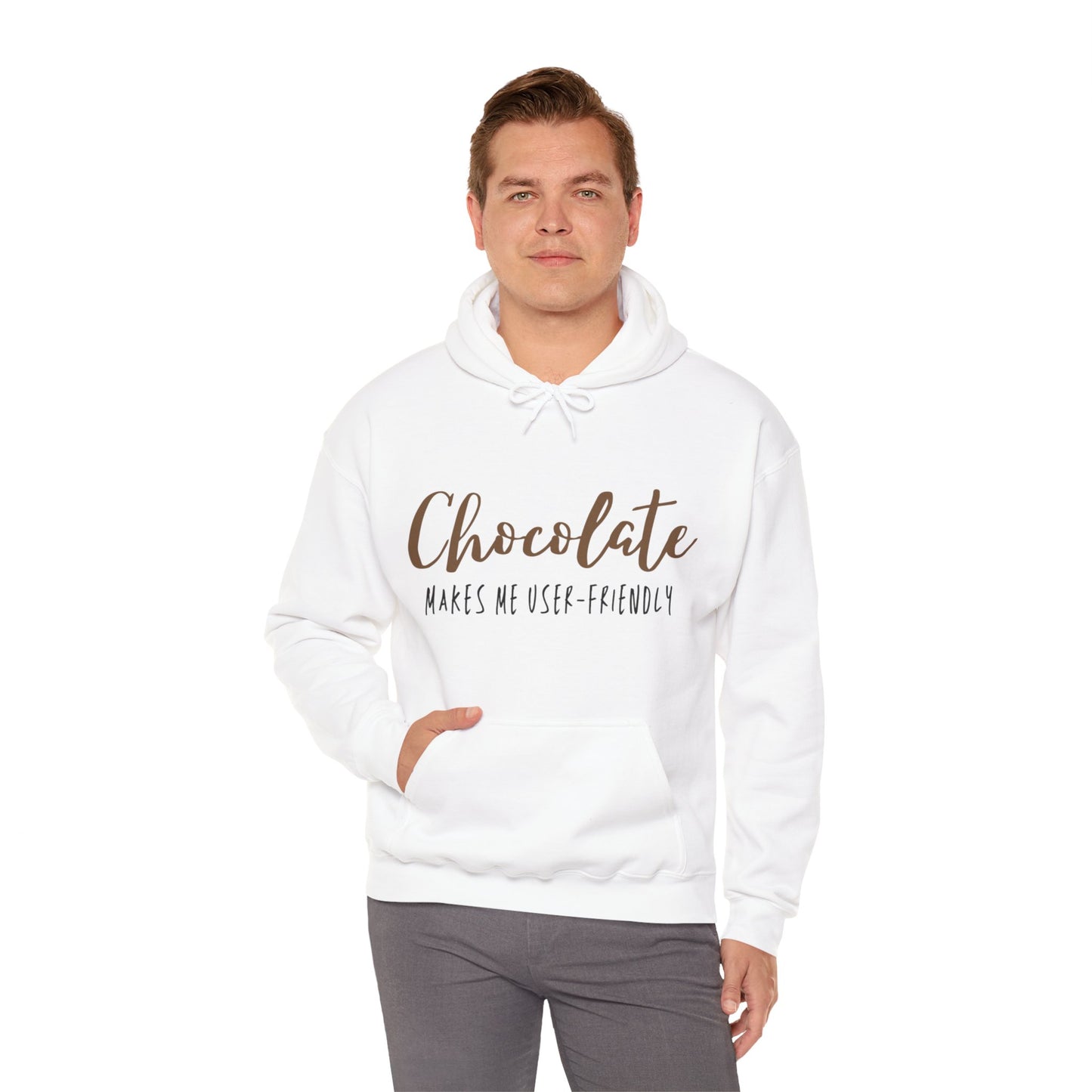 Chocolate Makes Me User-Friendly (Unisex Hoodie) - ShadowCrafts Studio